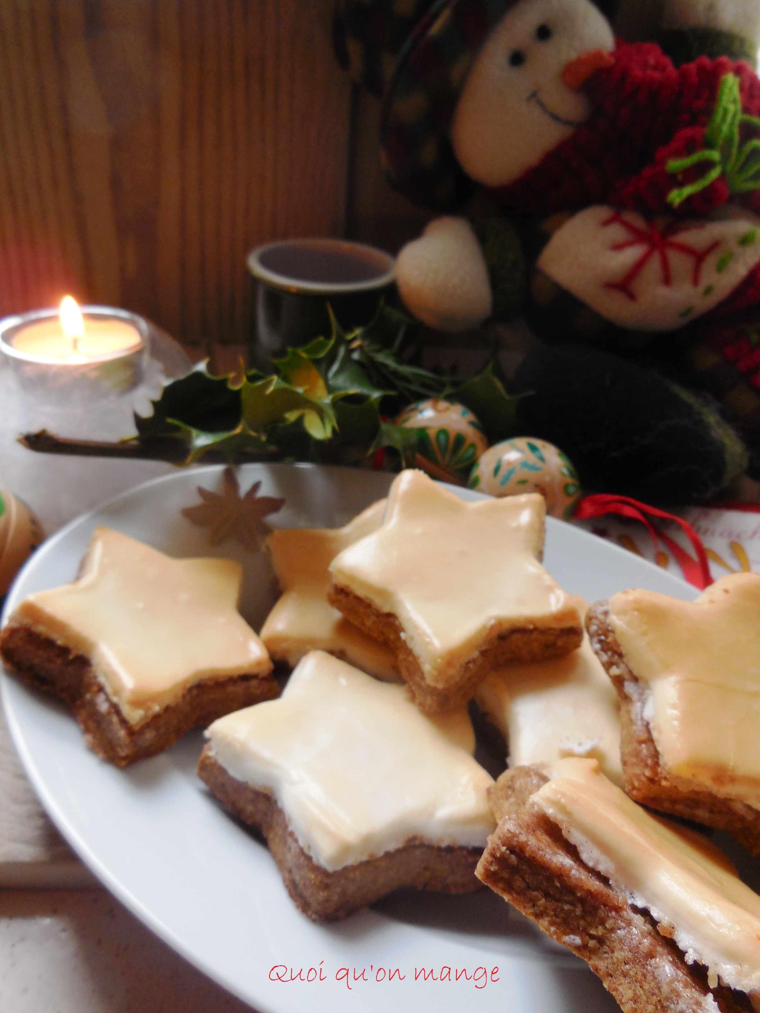 Zimtstern, bredele étoilé à la cannelle