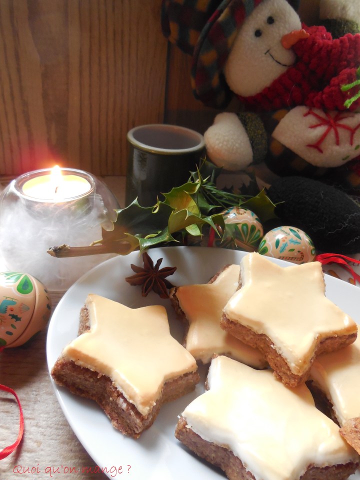 Zimtstern, bredele étoilé à la cannelle