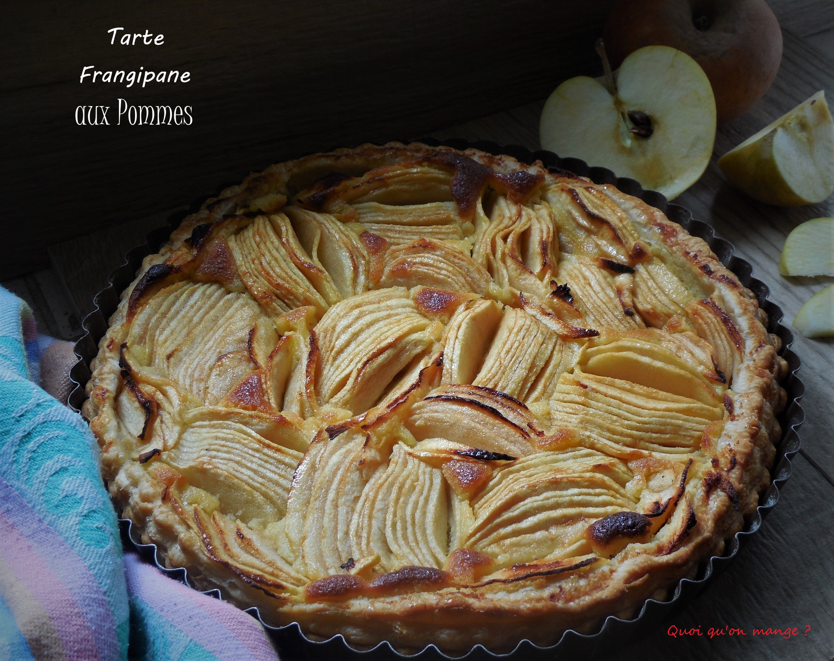 Tarte frangipane aux pommes