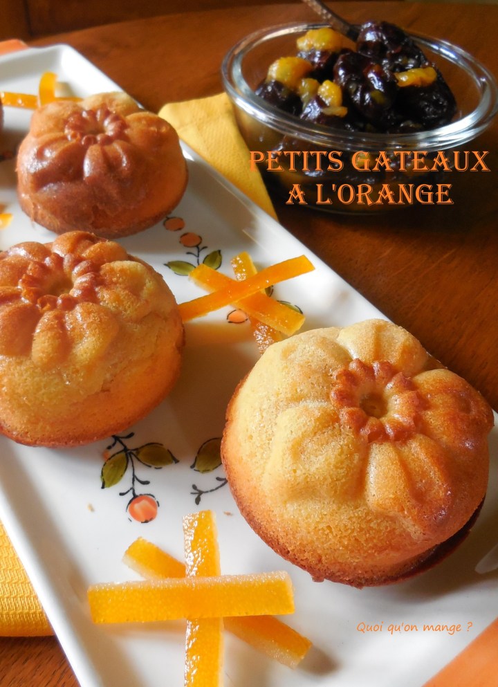 Petits gâteaux à l'orange