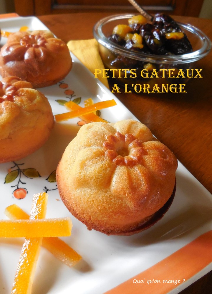 Petits gâteaux à l'orange