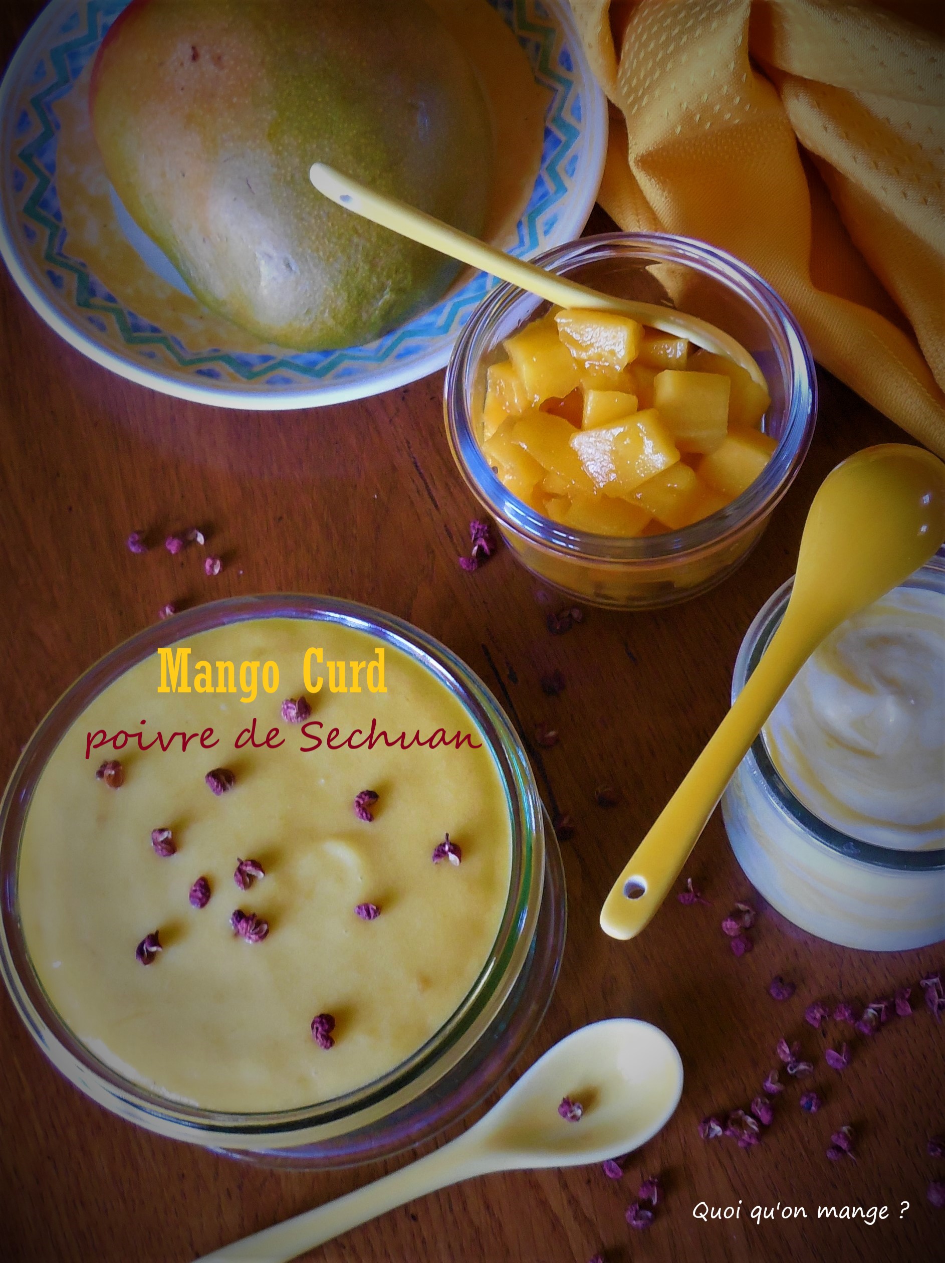 Mango Curd au poivre du Sichuan