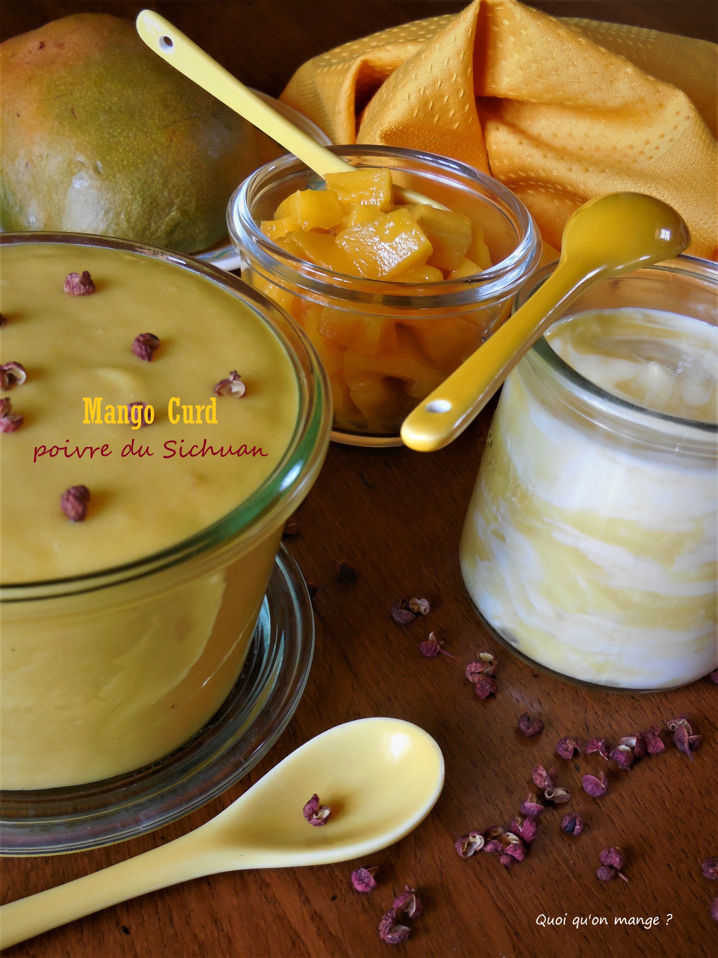 Mango Curd au poivre du Sichuan