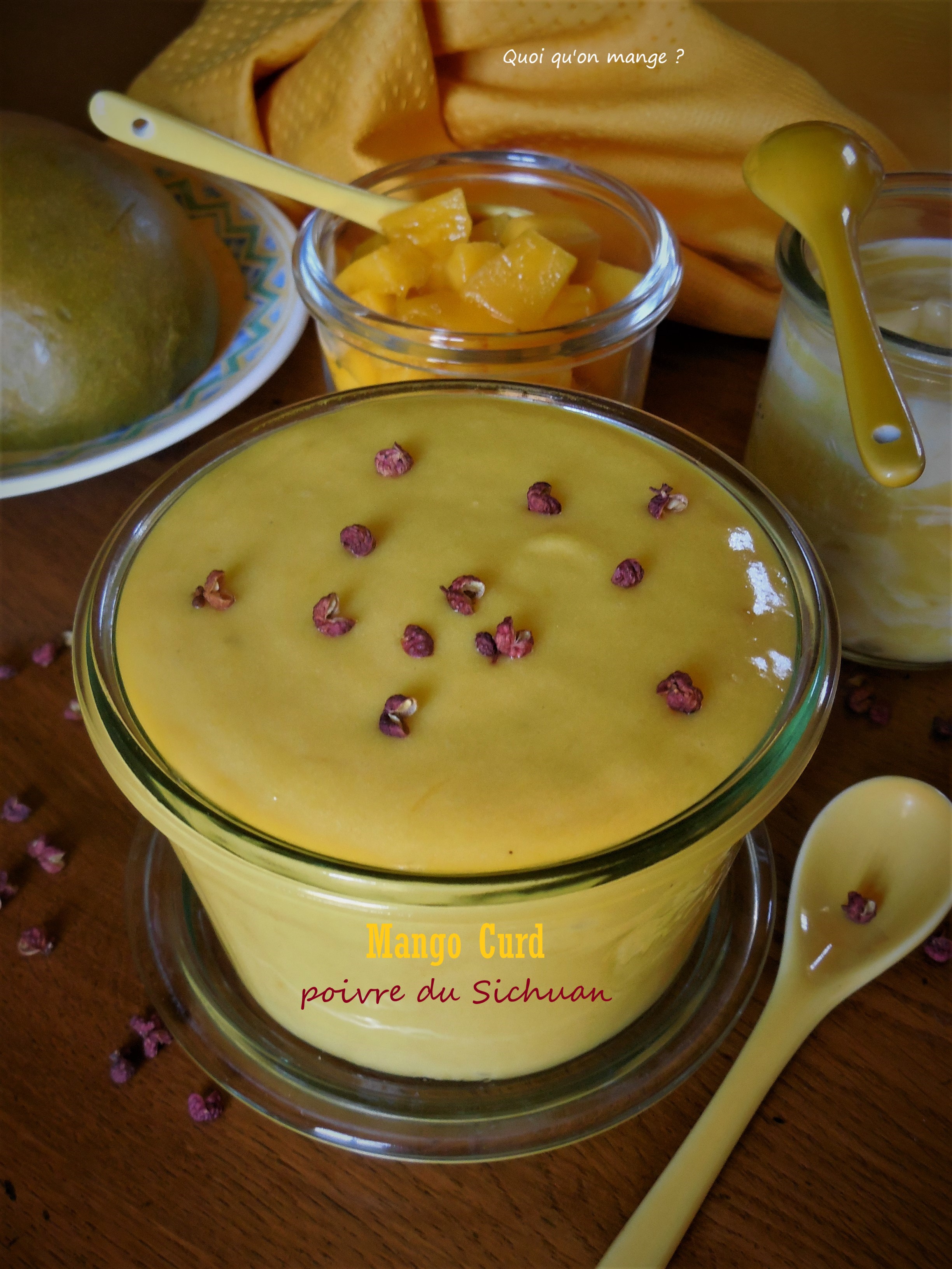 Mango Curd au poivre du Sichuan