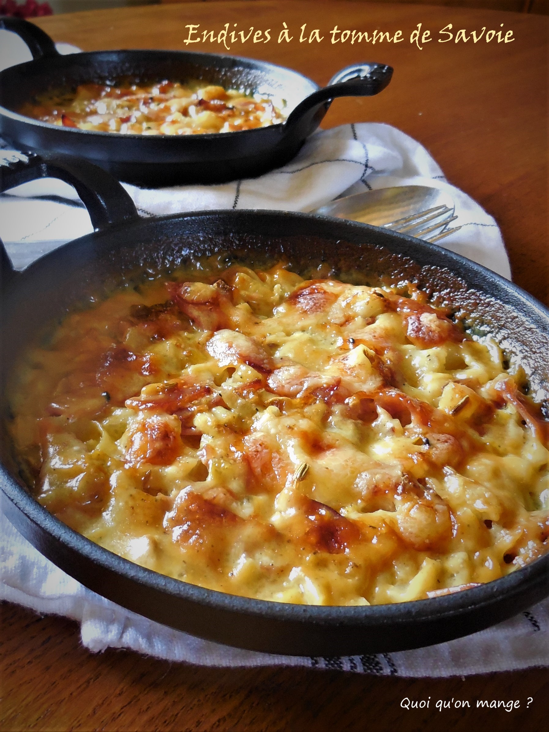 Endives à la tomme de Savoie