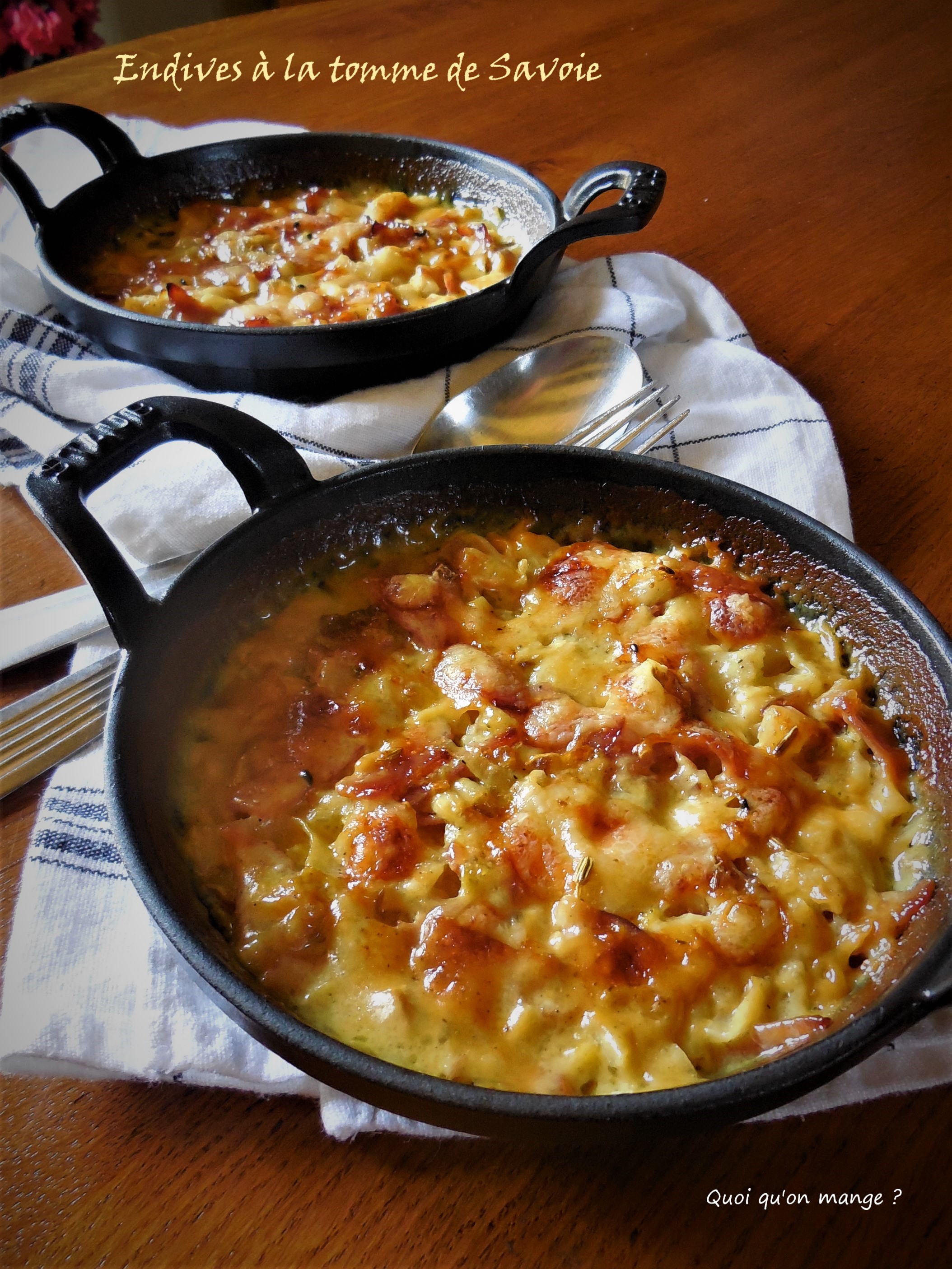 Endives à la tomme de Savoie