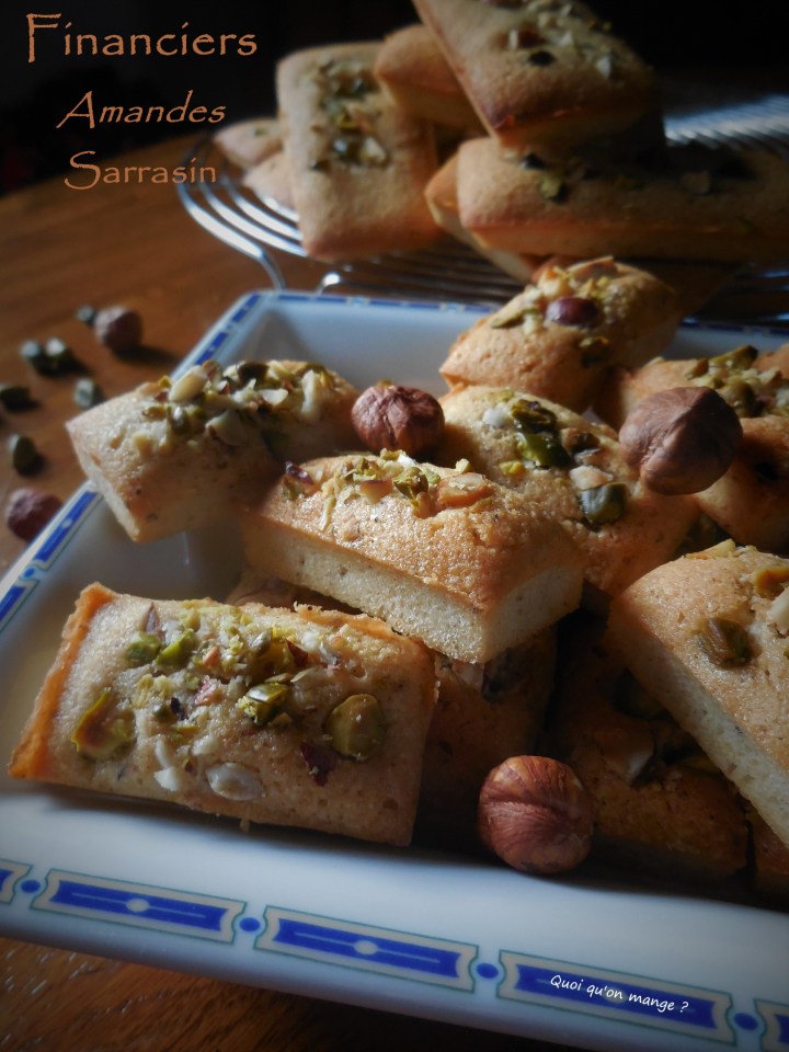 Financiers aux amandes saveur&nbsp;sarrasin