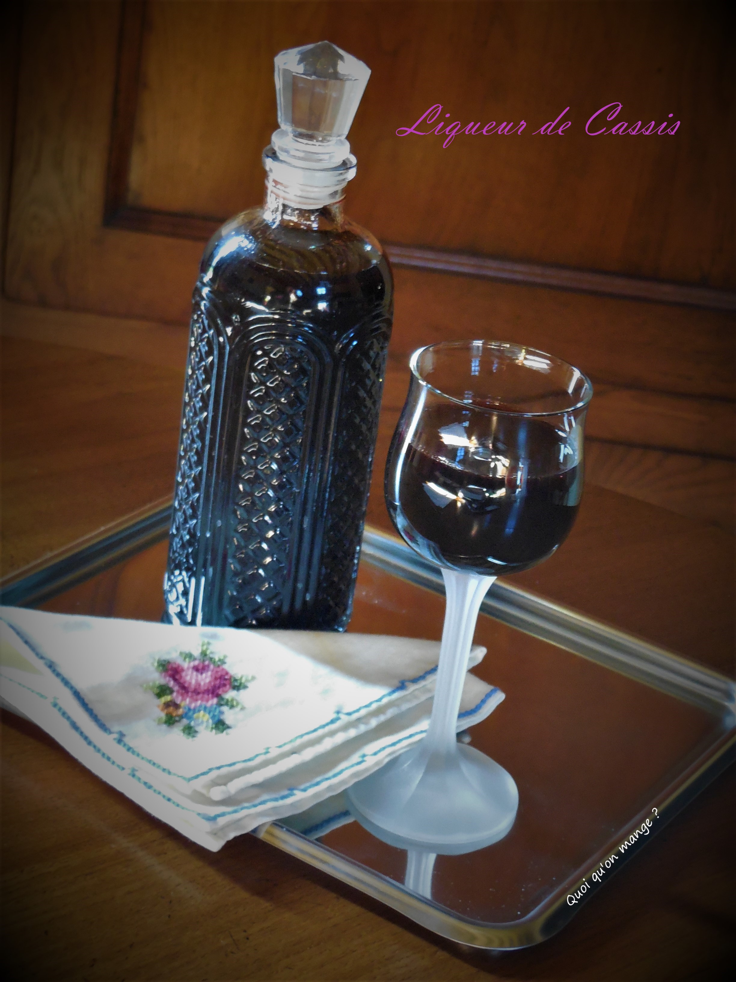 Liqueur de cassis