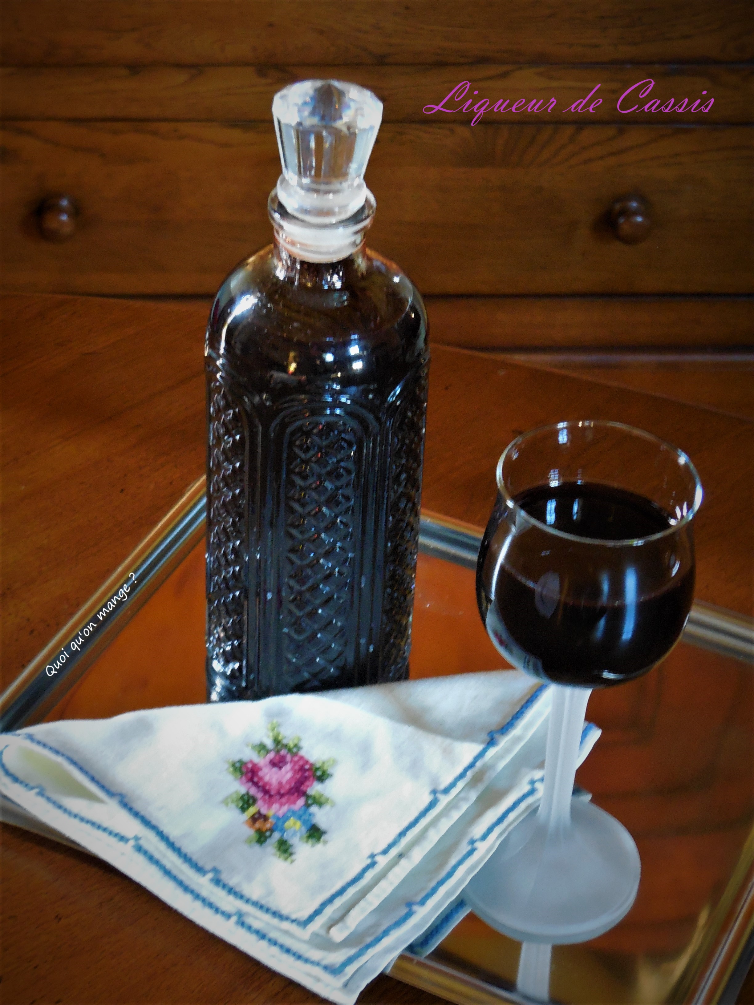 Liqueur de cassis