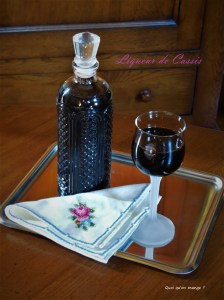 Liqueur de Cassis Maison