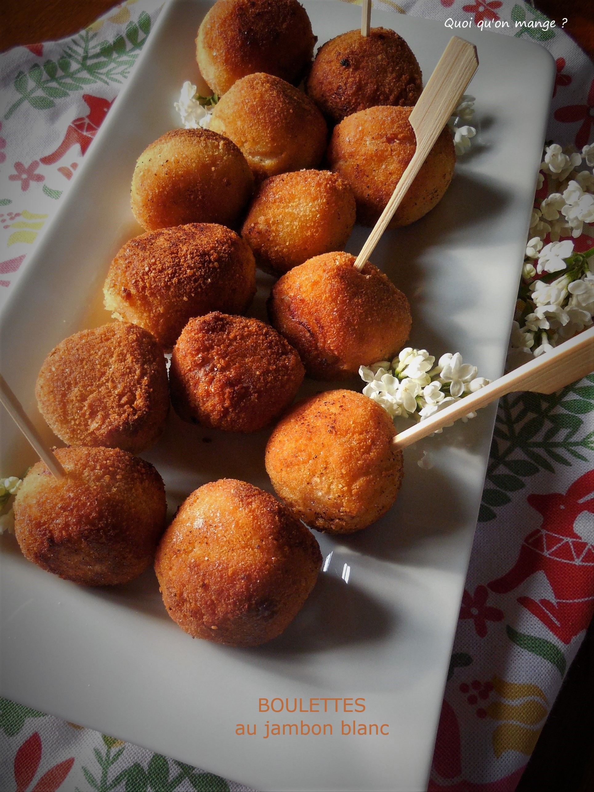 Boulettes au jambon blanc