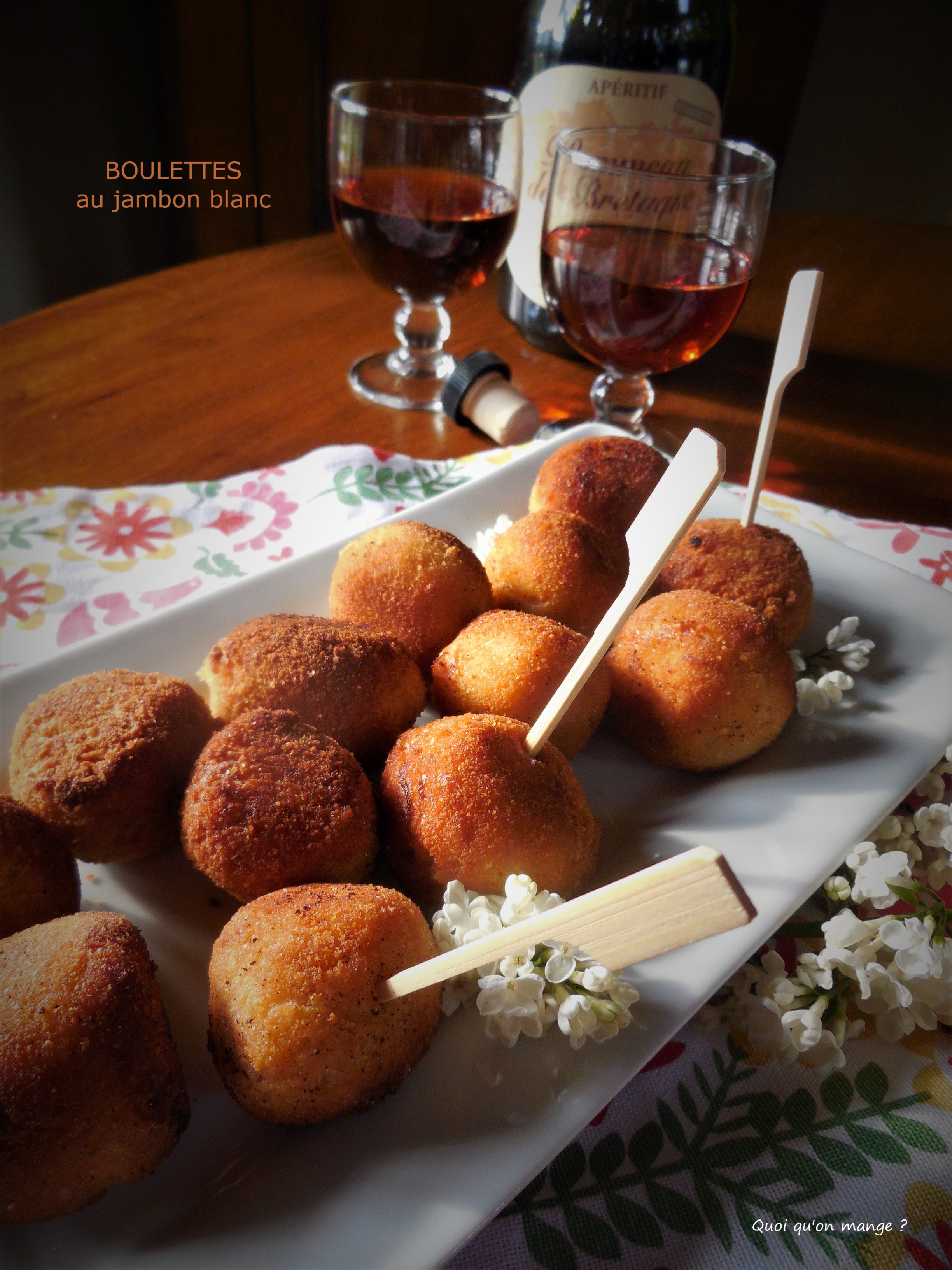 Boulettes au jambon blanc