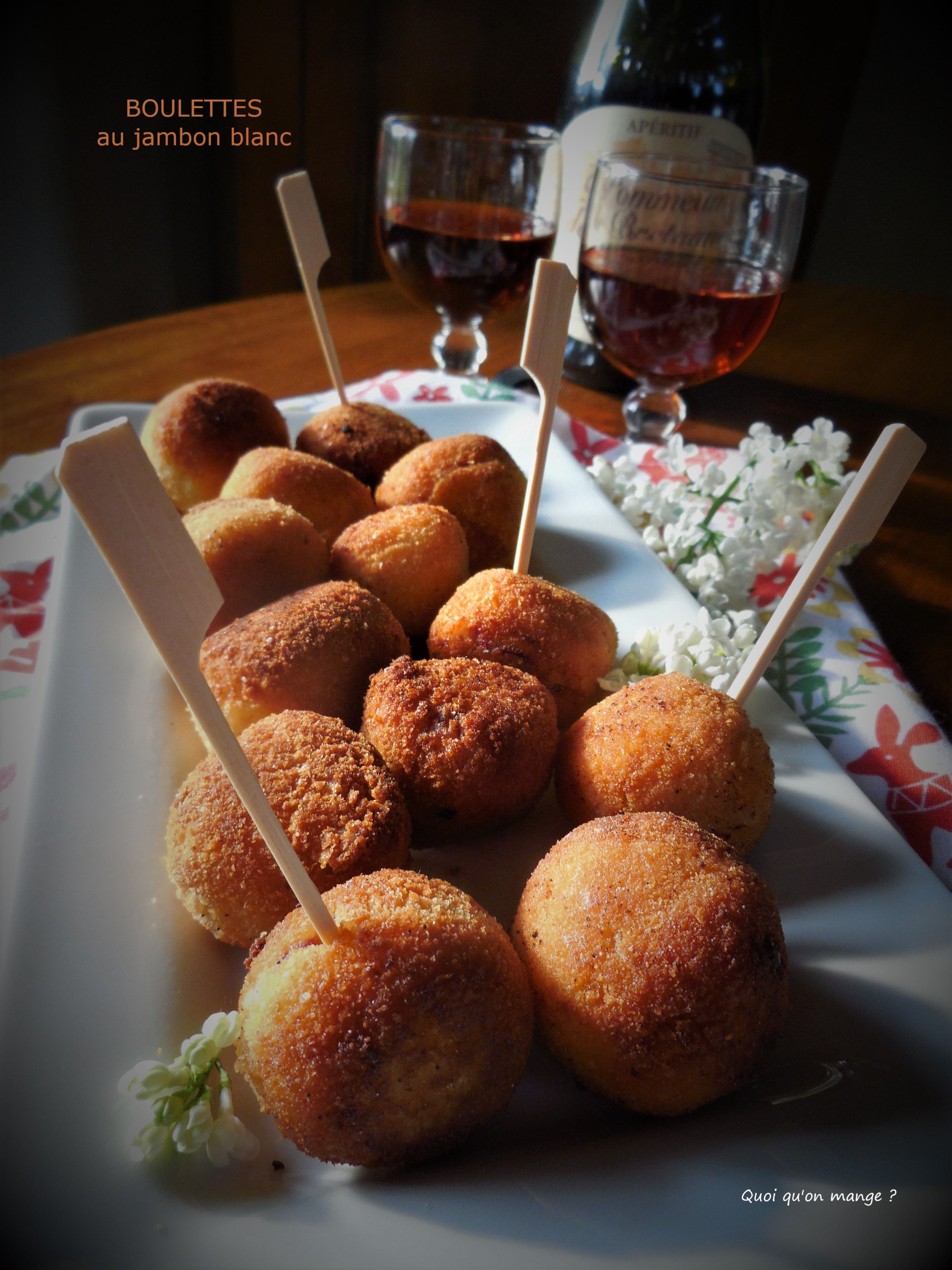 Boulettes au jambon blanc