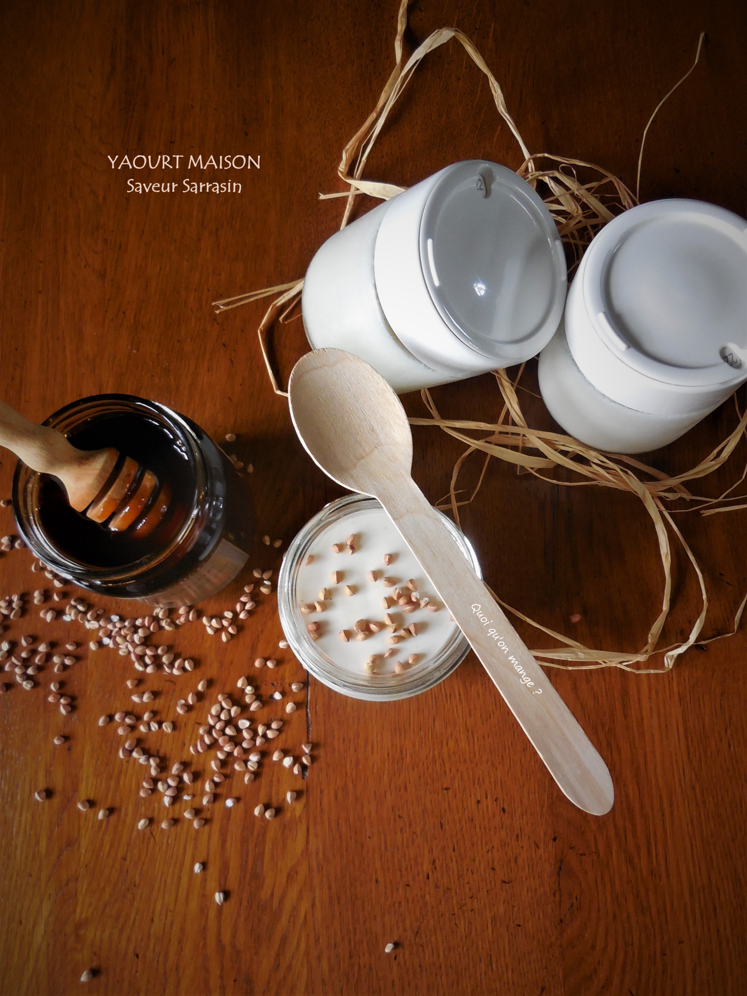 Yaourts maison au bon goût de&nbsp;sarrasin