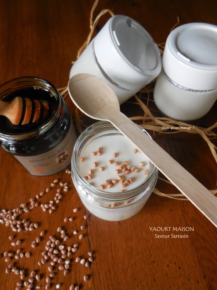 Yaourts maison au bon goût de sarrasin