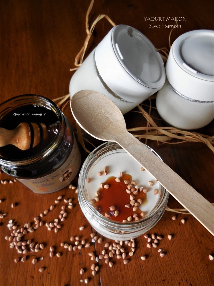 Yaourts maison au bon goût de sarrasin
