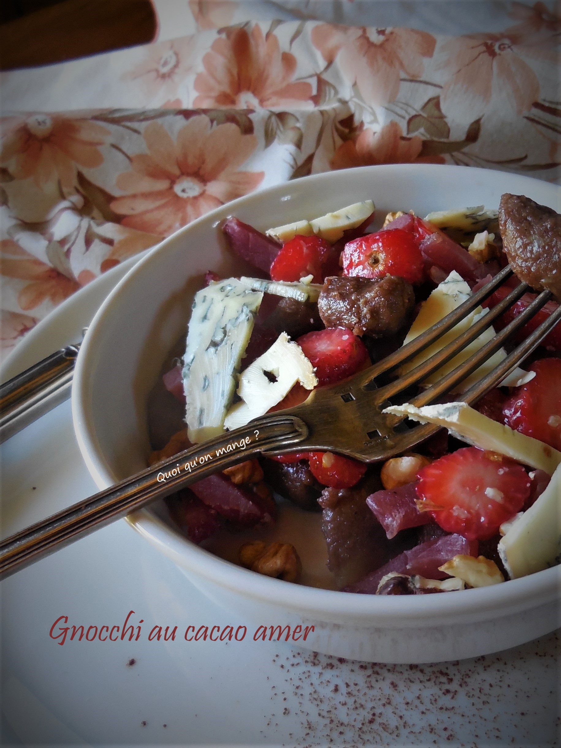 Gnocchi au cacao amer