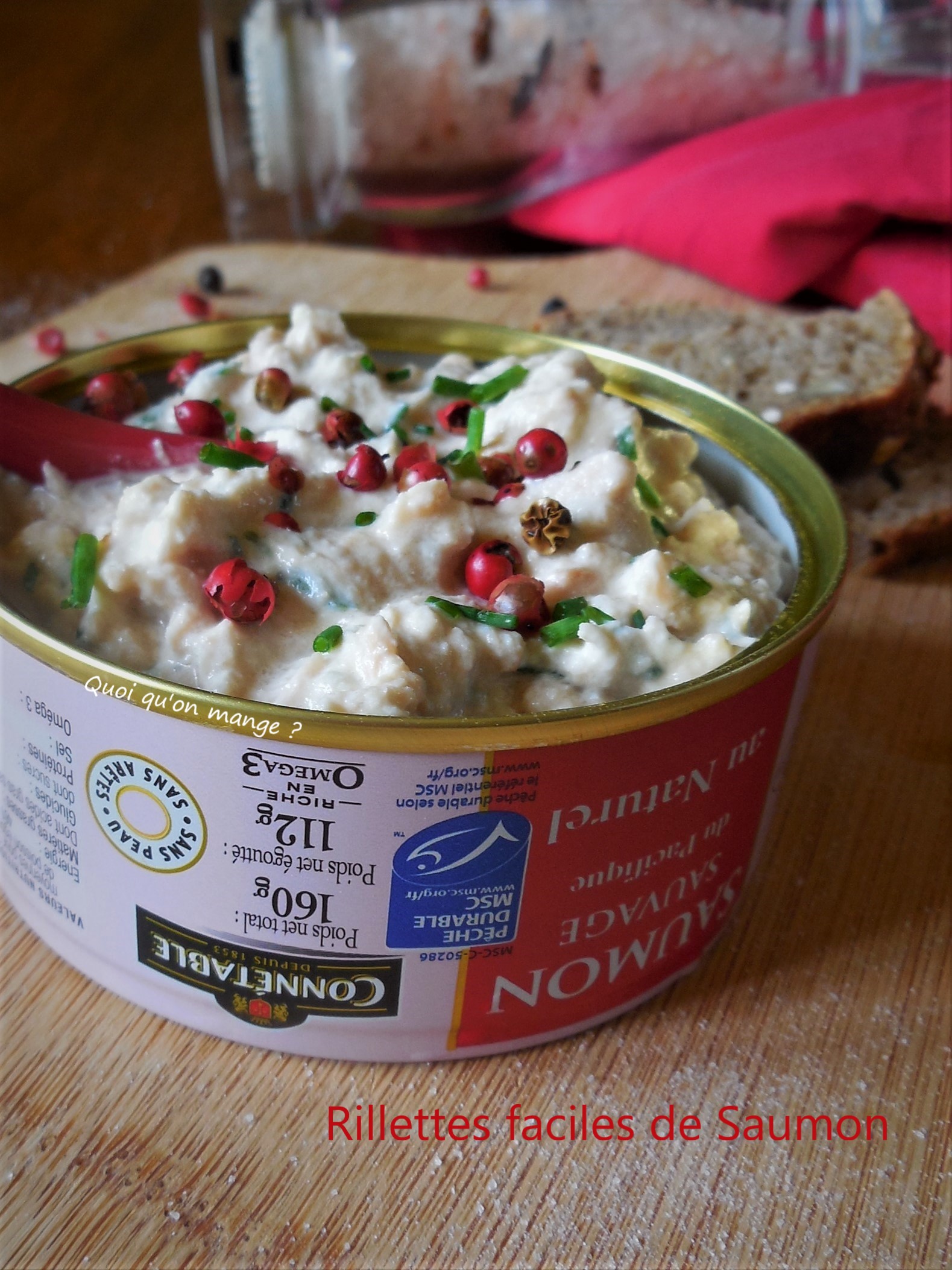 Rillettes faciles de saumon