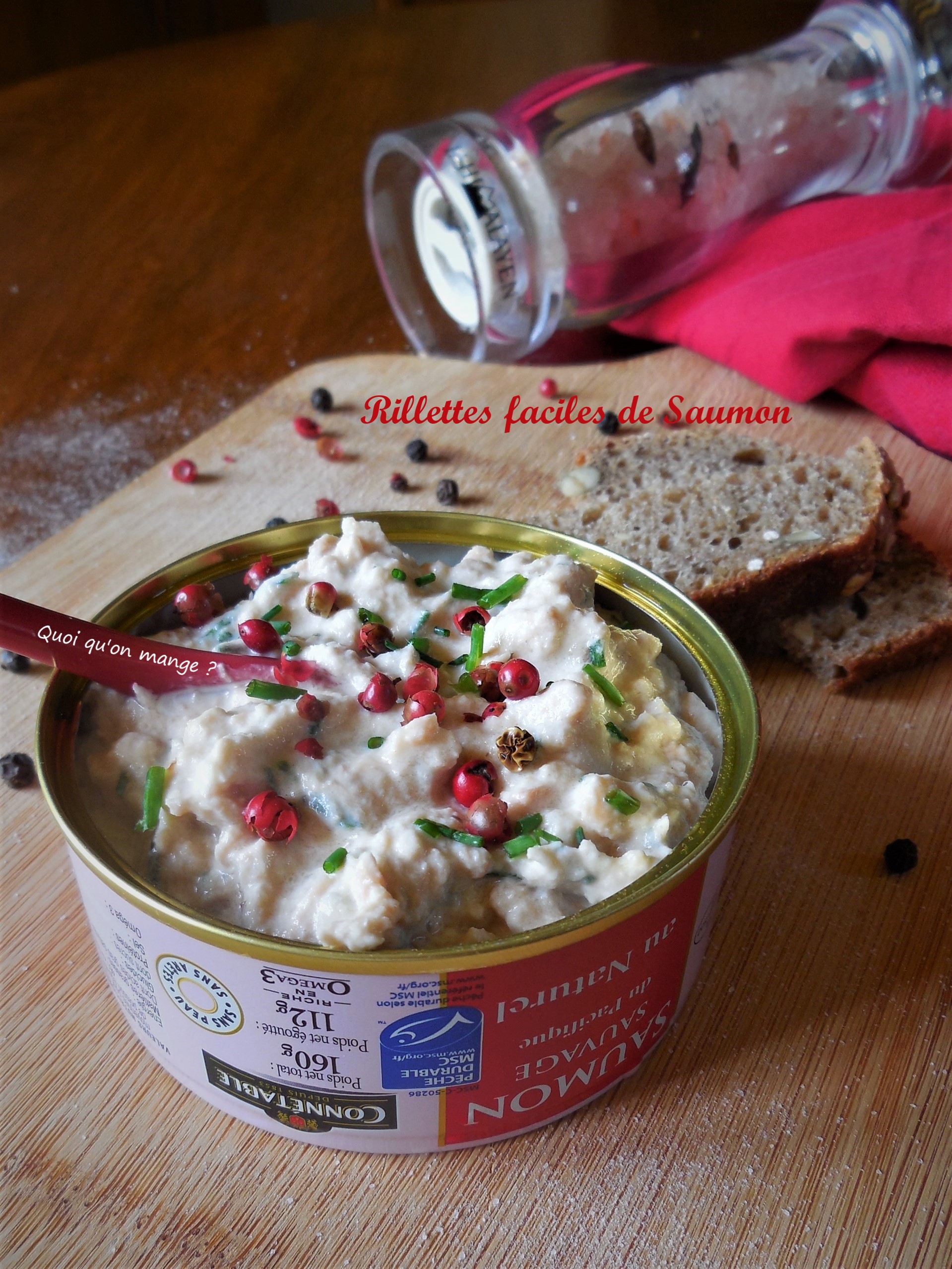 Rillettes faciles de&nbsp;saumon