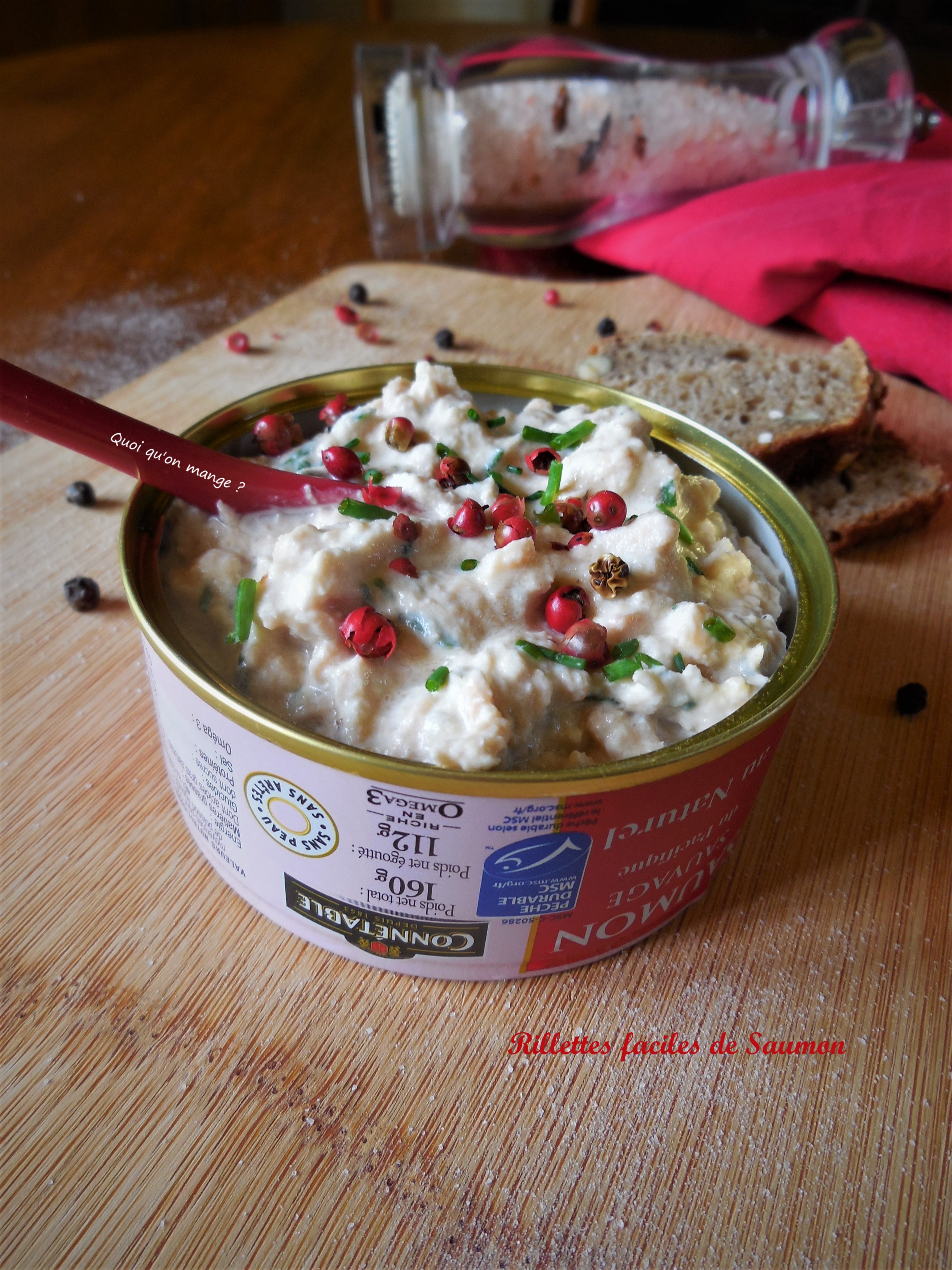 Rillettes faciles de saumon