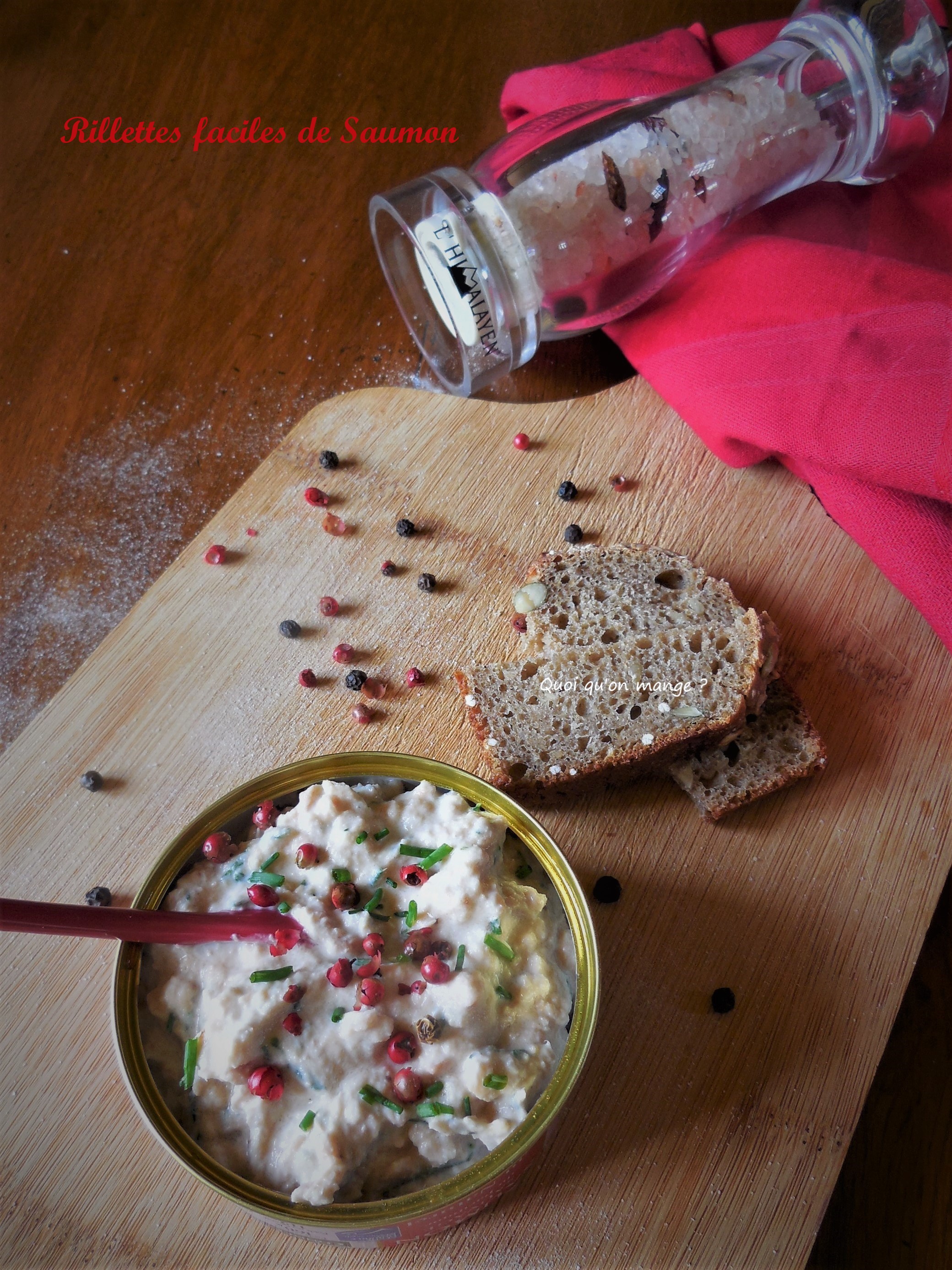 Rillettes faciles de saumon