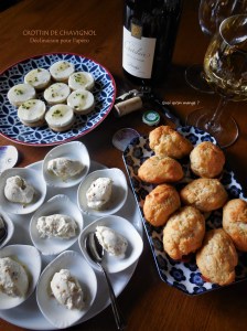 Pour l’heure de l’apĂ©ro, dĂ©clinaison de Crottin de Chavignol