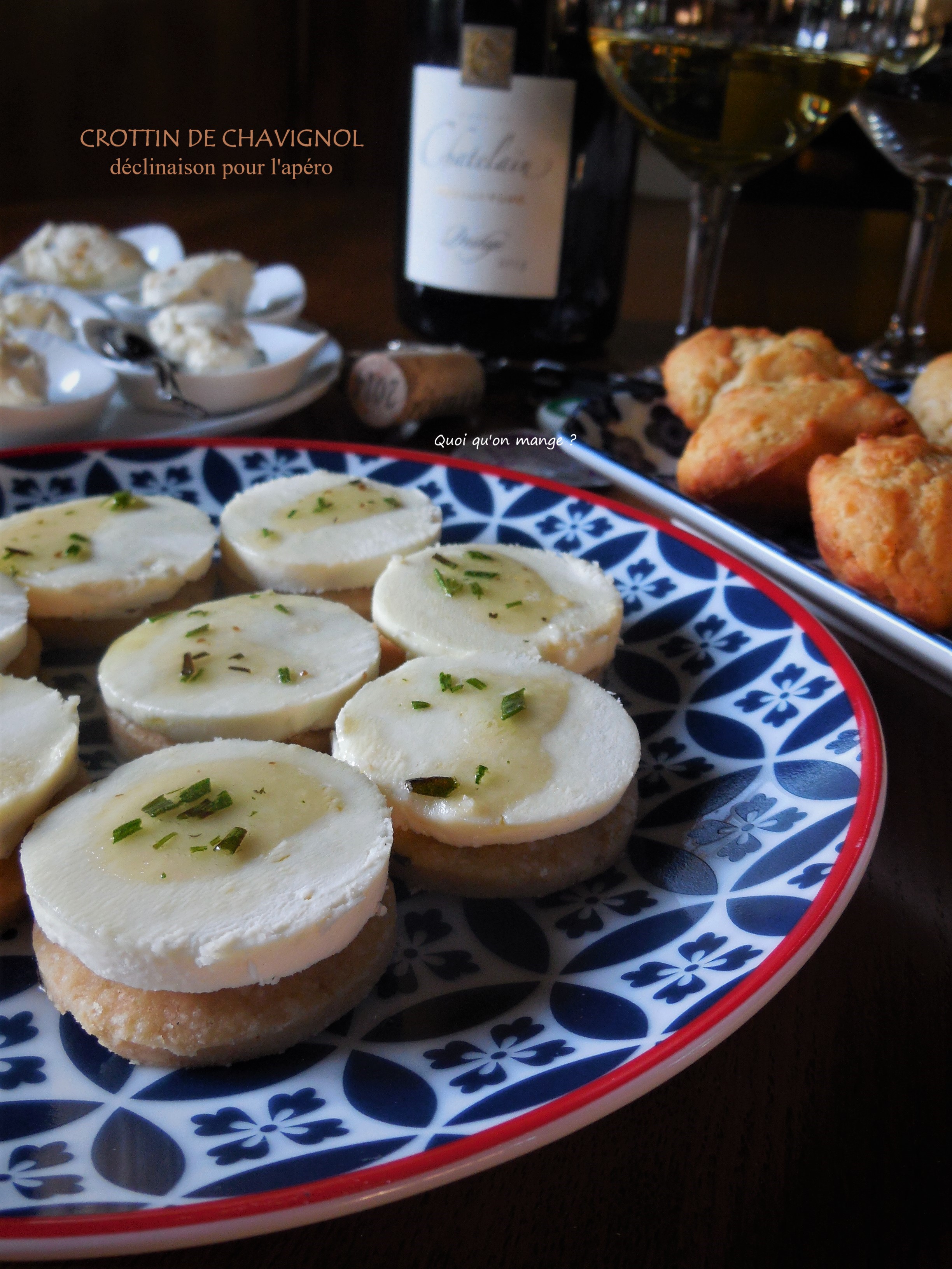 Crottin de Chavignol, déclinaison pour l'apéro