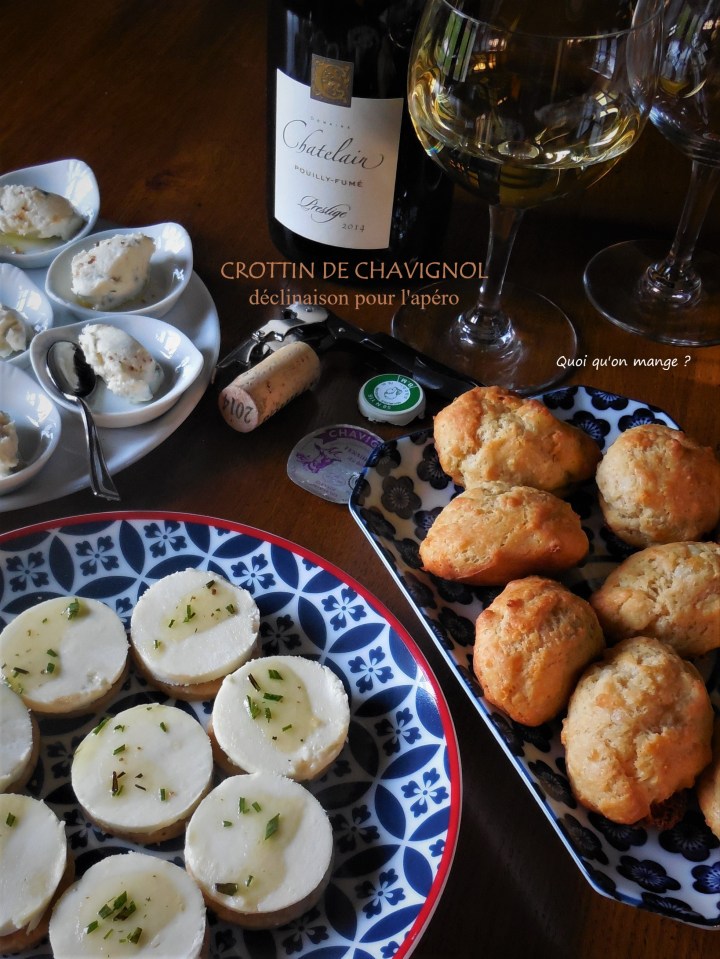 Crottin de Chavignol, déclinaison pour l'apéro