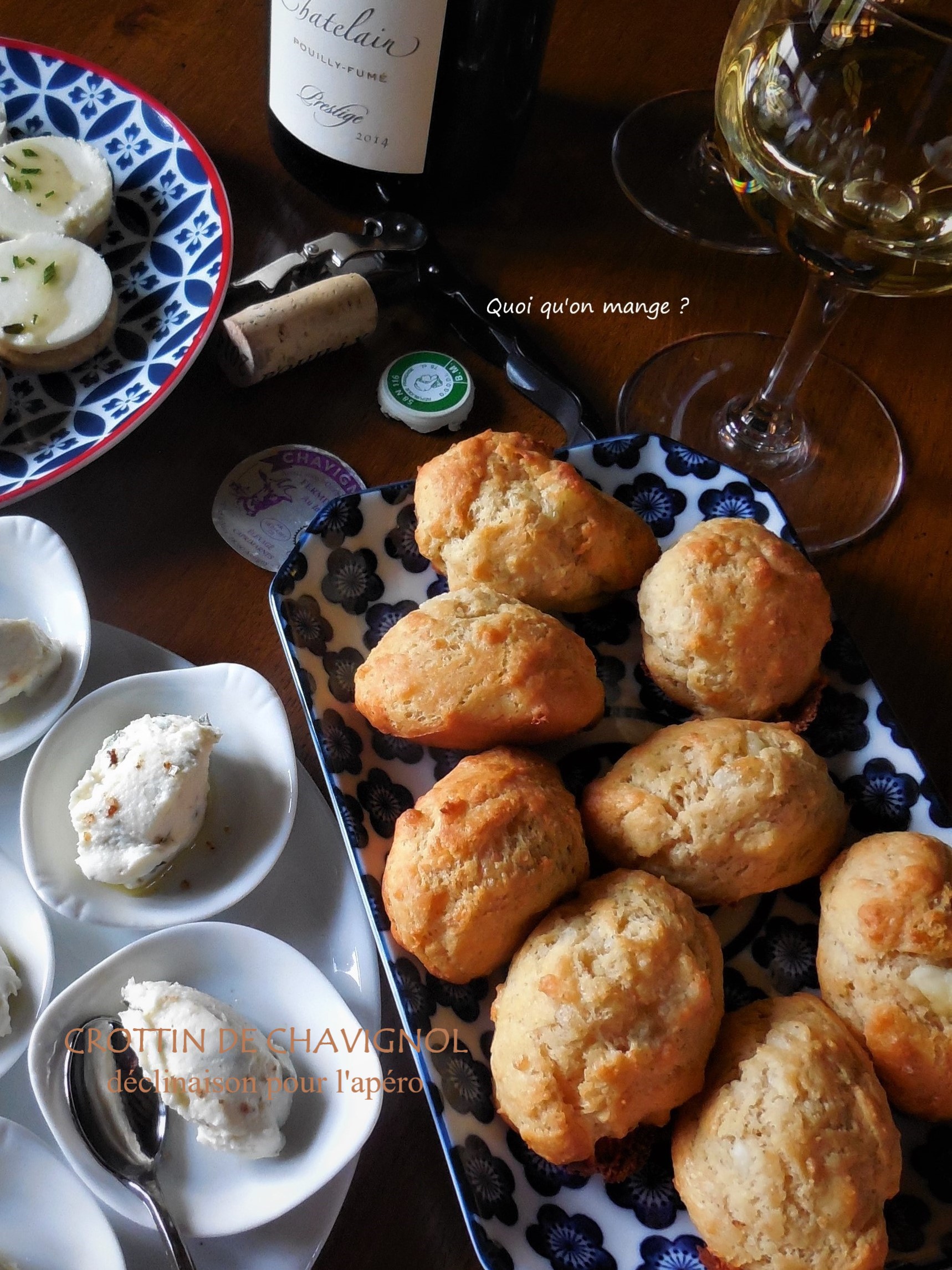 Crottin de Chavignol, déclinaison pour l'apéro