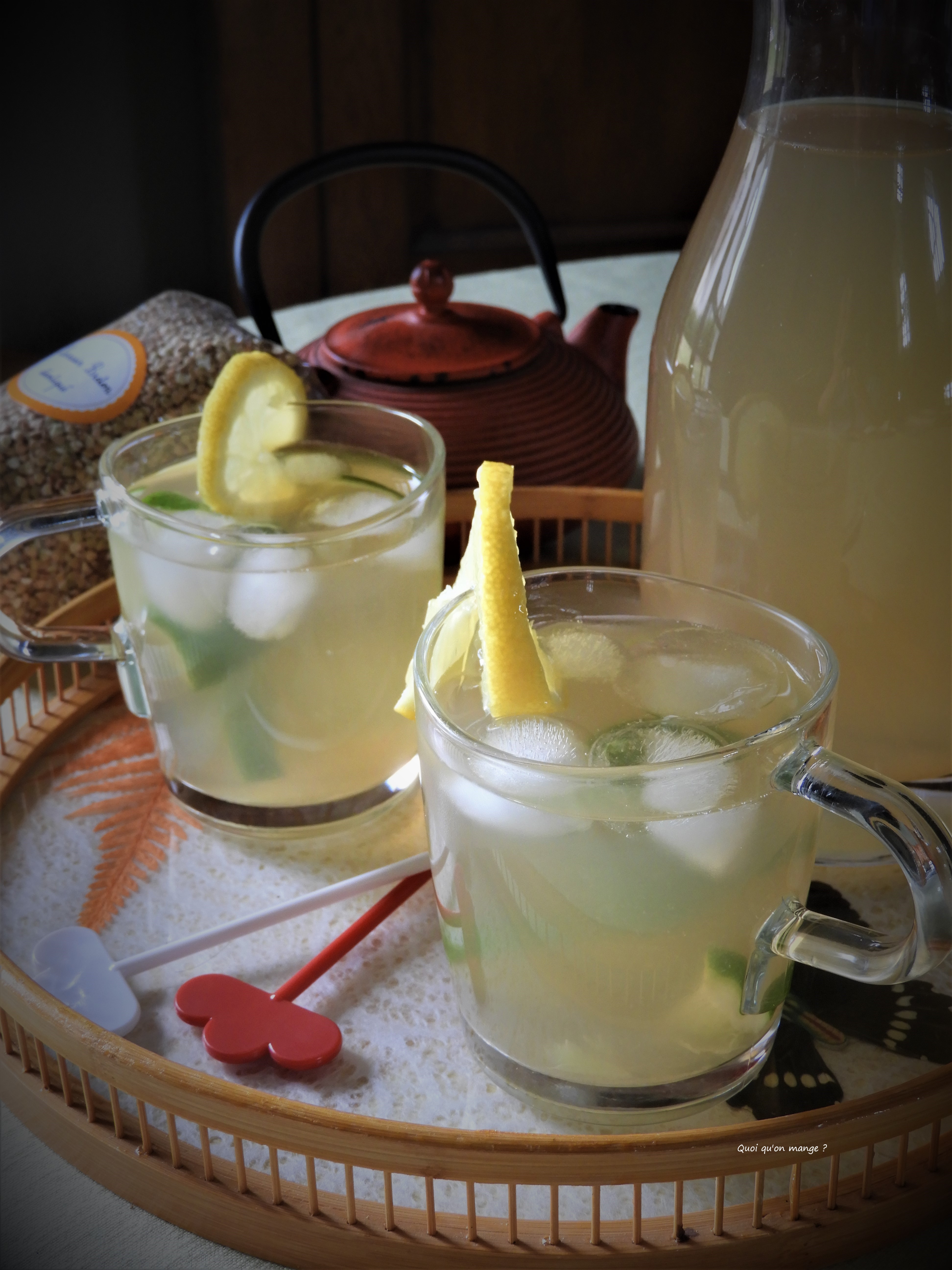 Infusion glacée au sarrasin ou Sobacha glacé