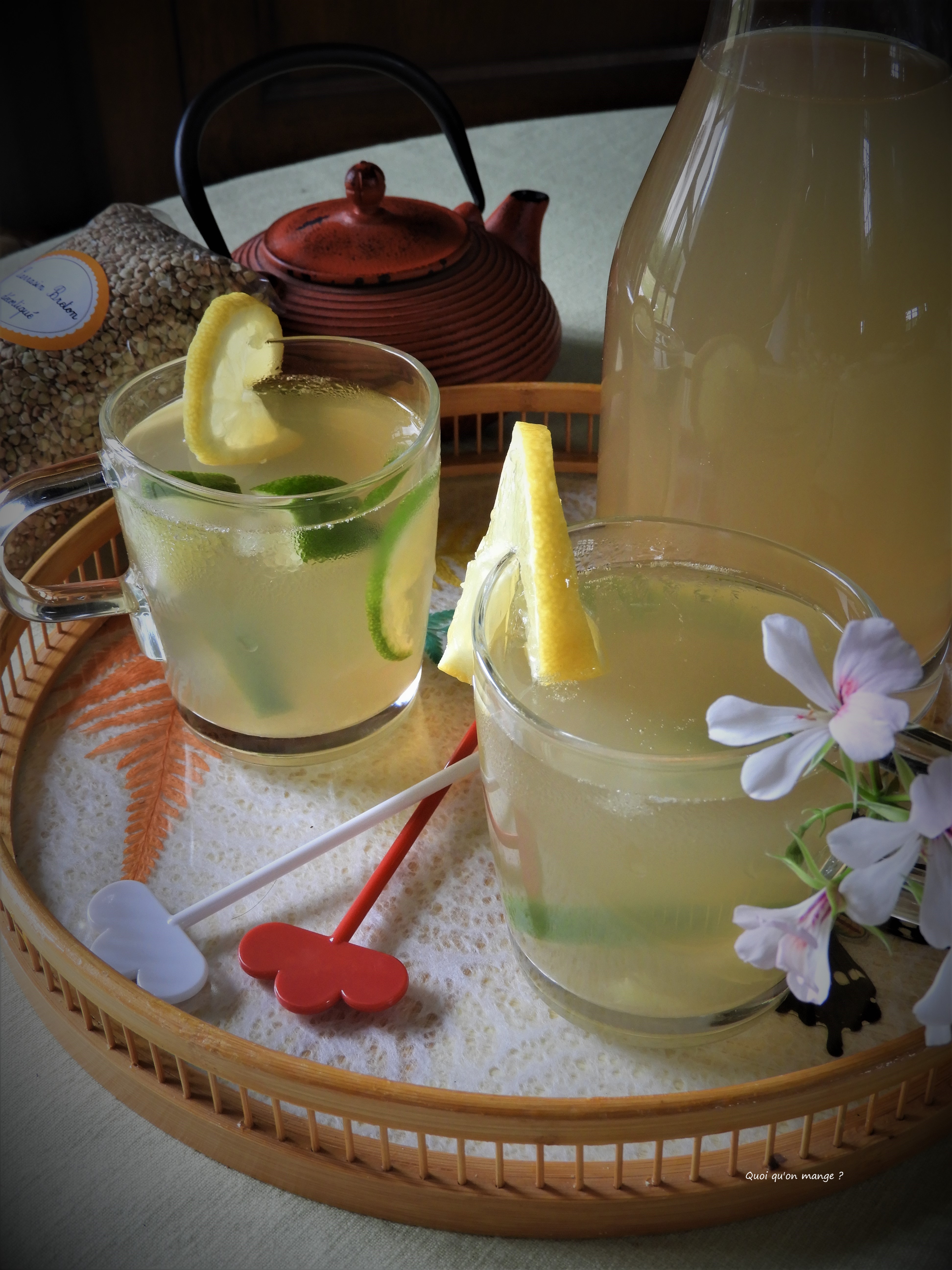 Infusion glacée au sarrasin ou Sobacha glacé