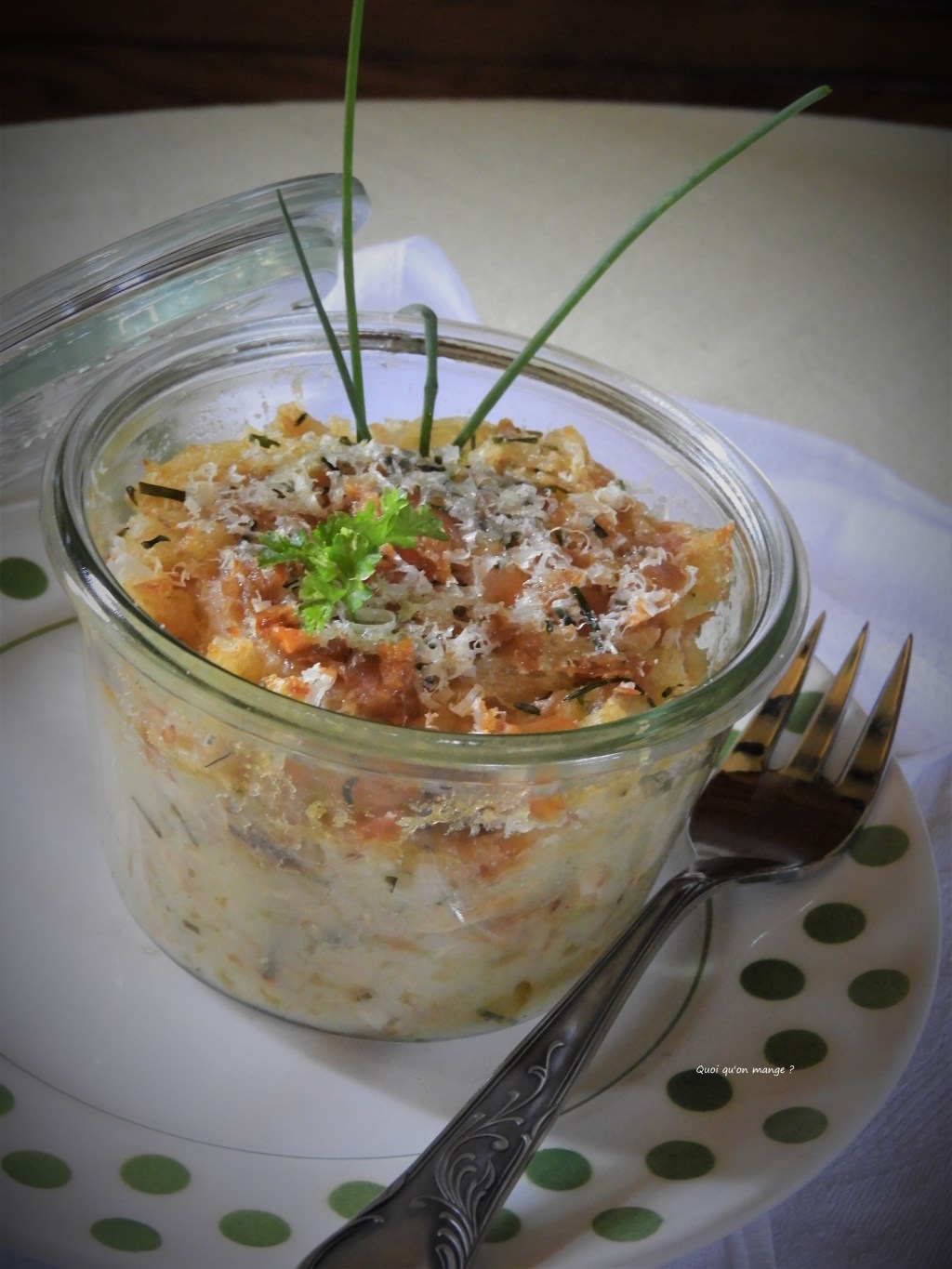 Brandade de thon à la&nbsp;ciboulette