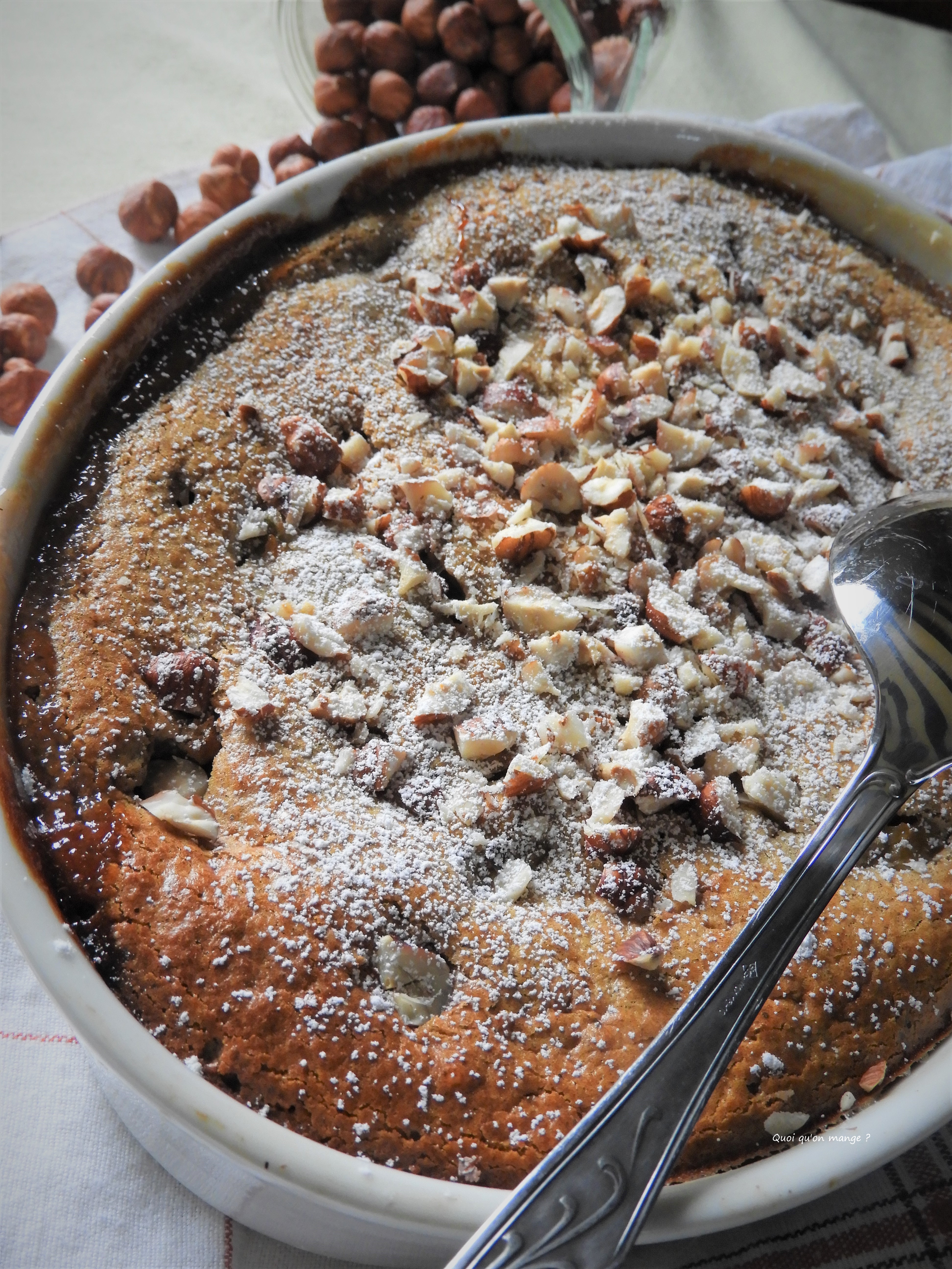 Clafoutis de quetsches et mirabelles Ă la cannelle