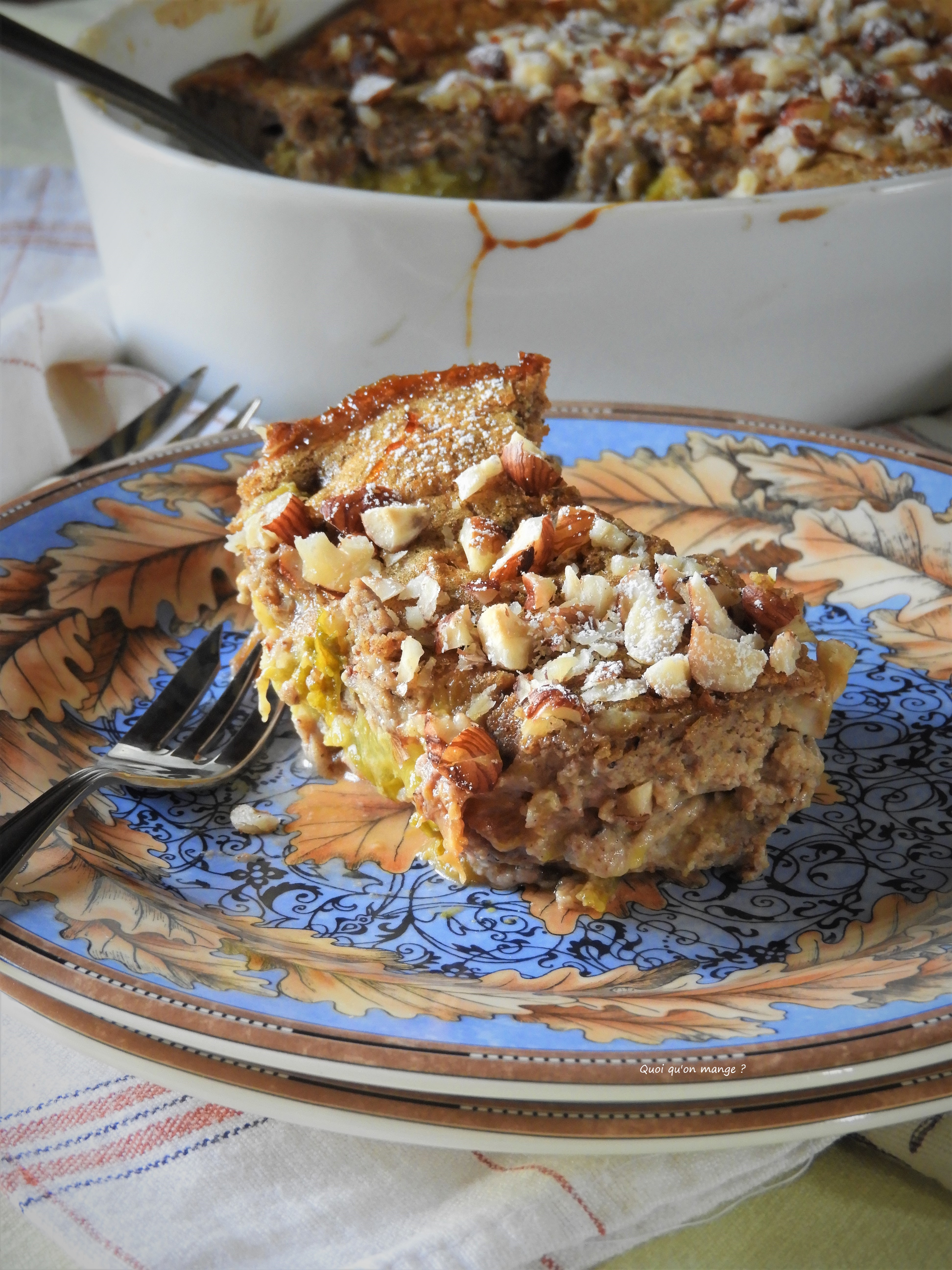 Clafoutis quetsches et mirabelles à la cannelle
