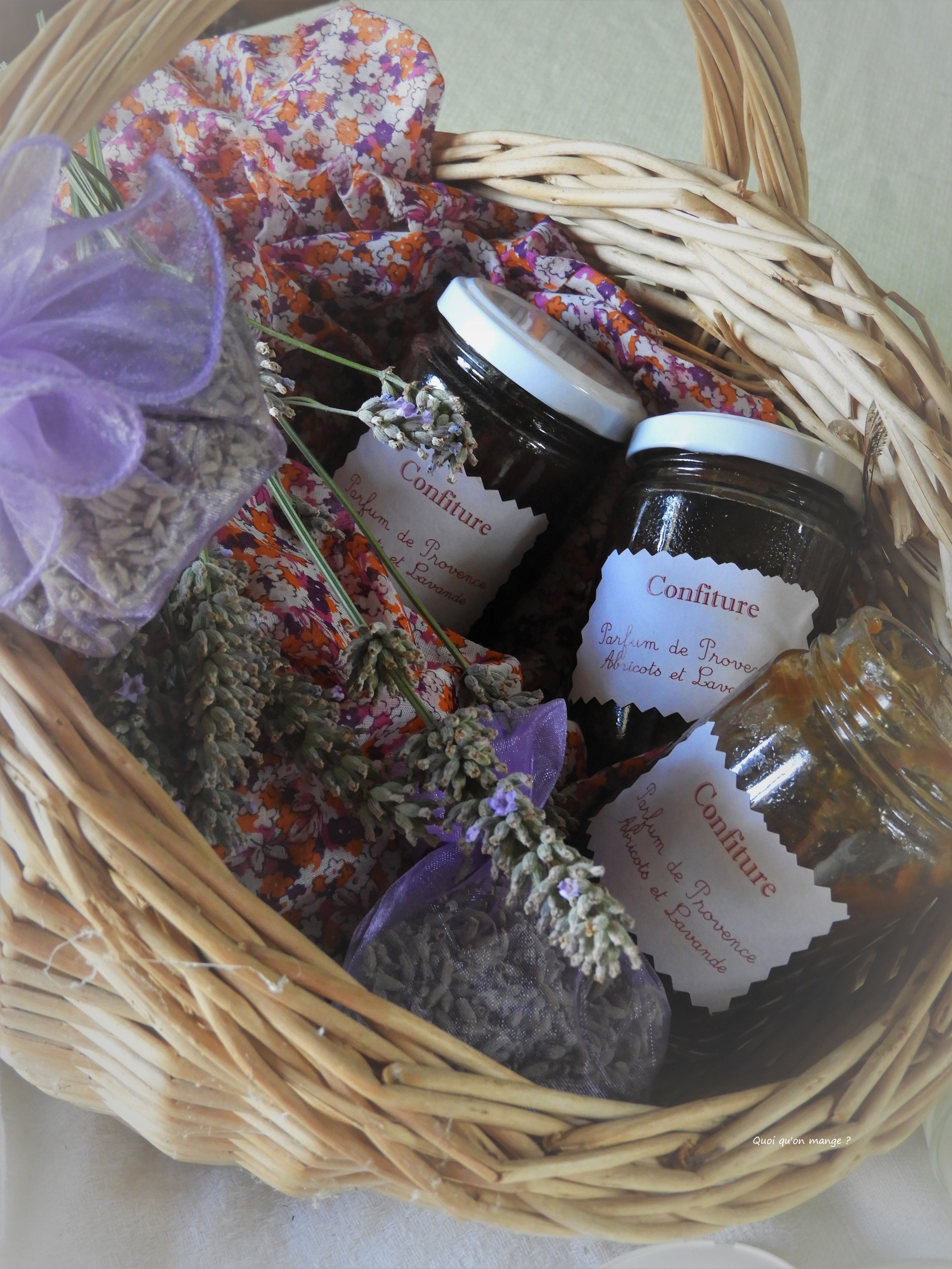 Confiture Parfum de Provence Abricots et Lavande