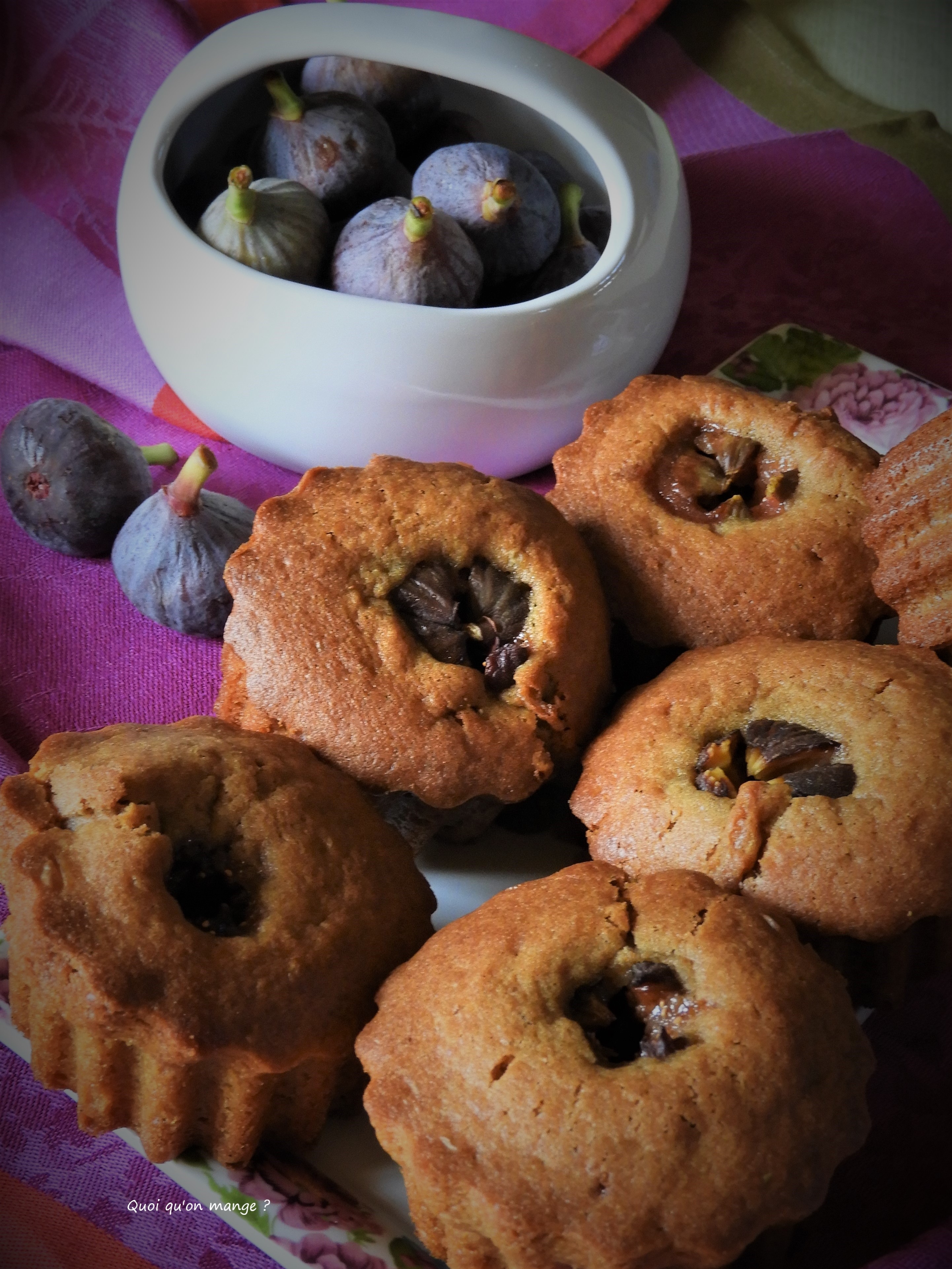 Petits gâteaux aux figues&nbsp;fraîches