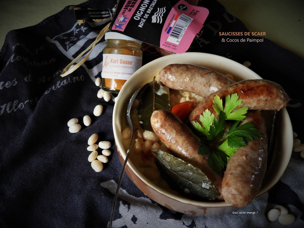 Saucisses de Scaër aux cocos de&nbsp;Paimpol