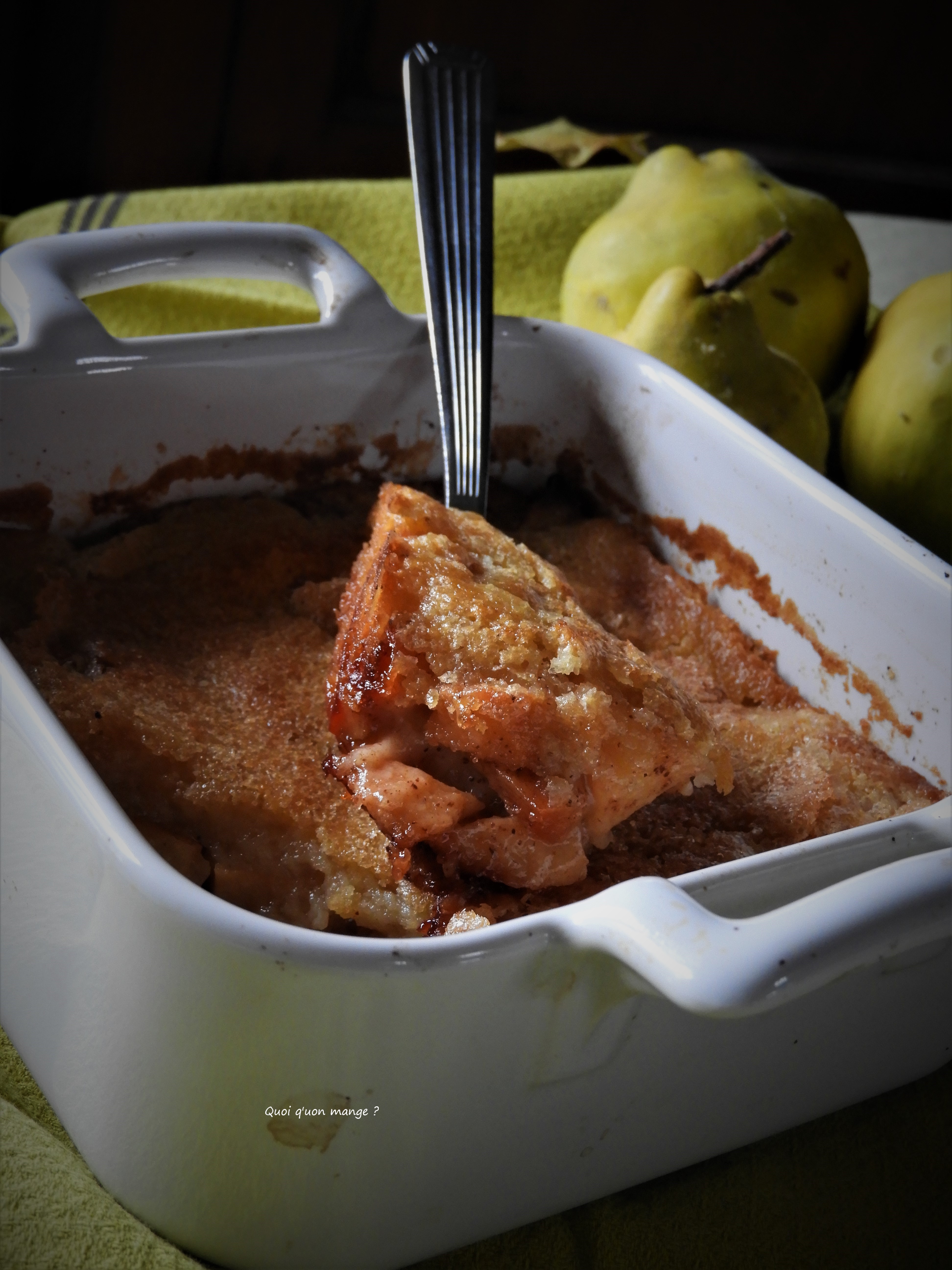 Gâteau facile aux coings
