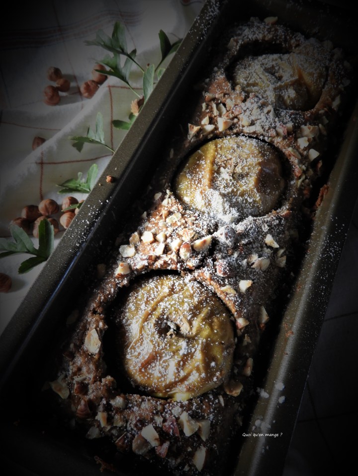 Gâteau -sans gluten- aux pommes et aux&nbsp;noisettes