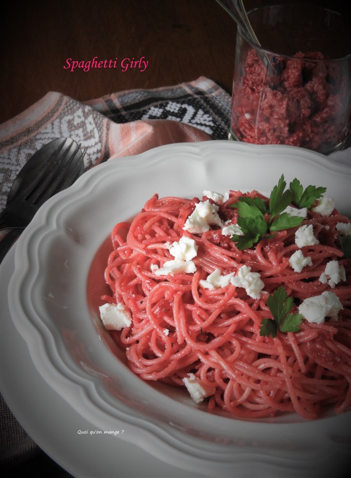Spaghetti savoureusement girly