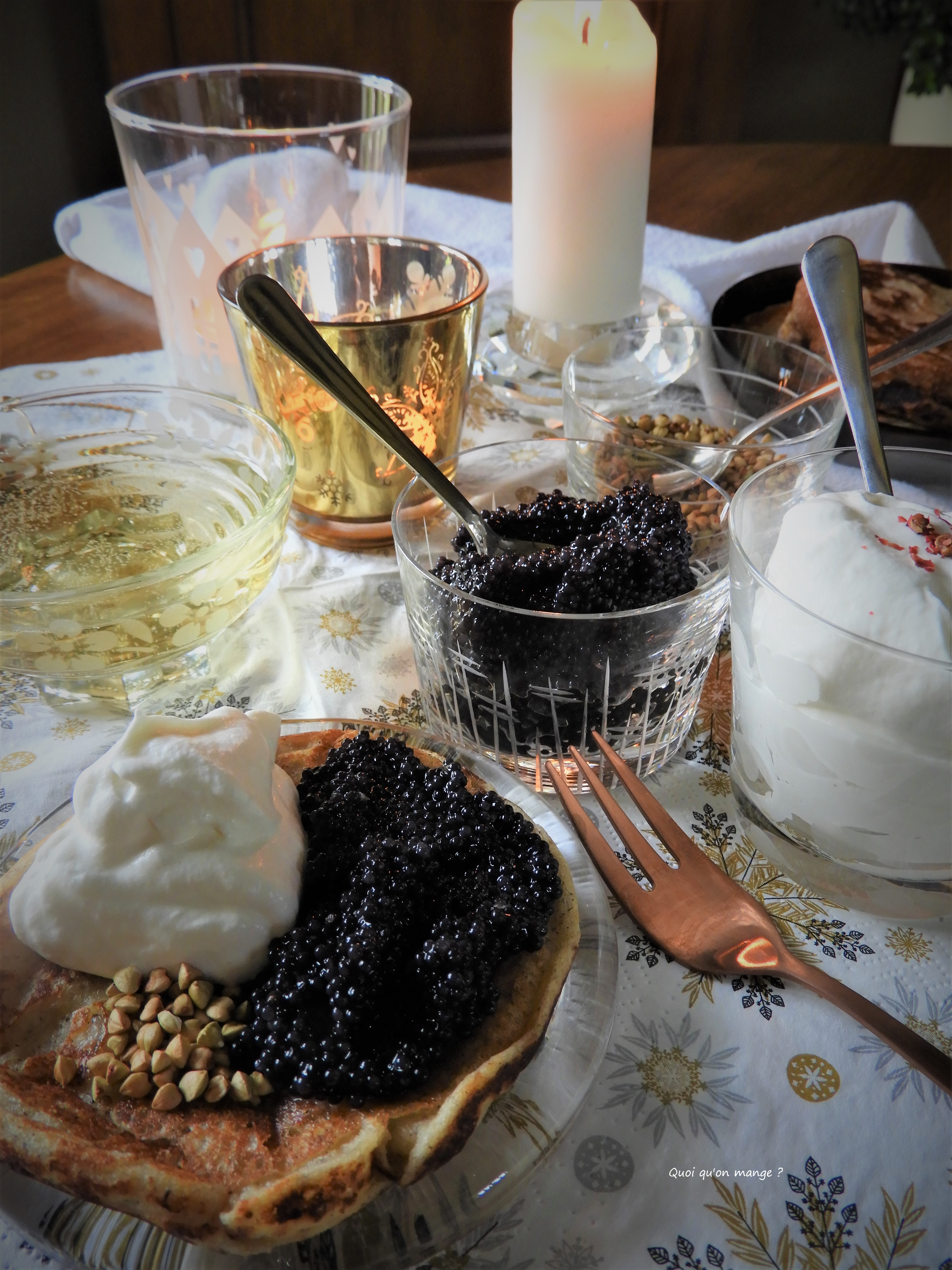 Blinis (façon) Demidoff inspirés du festin de&nbsp;Babette