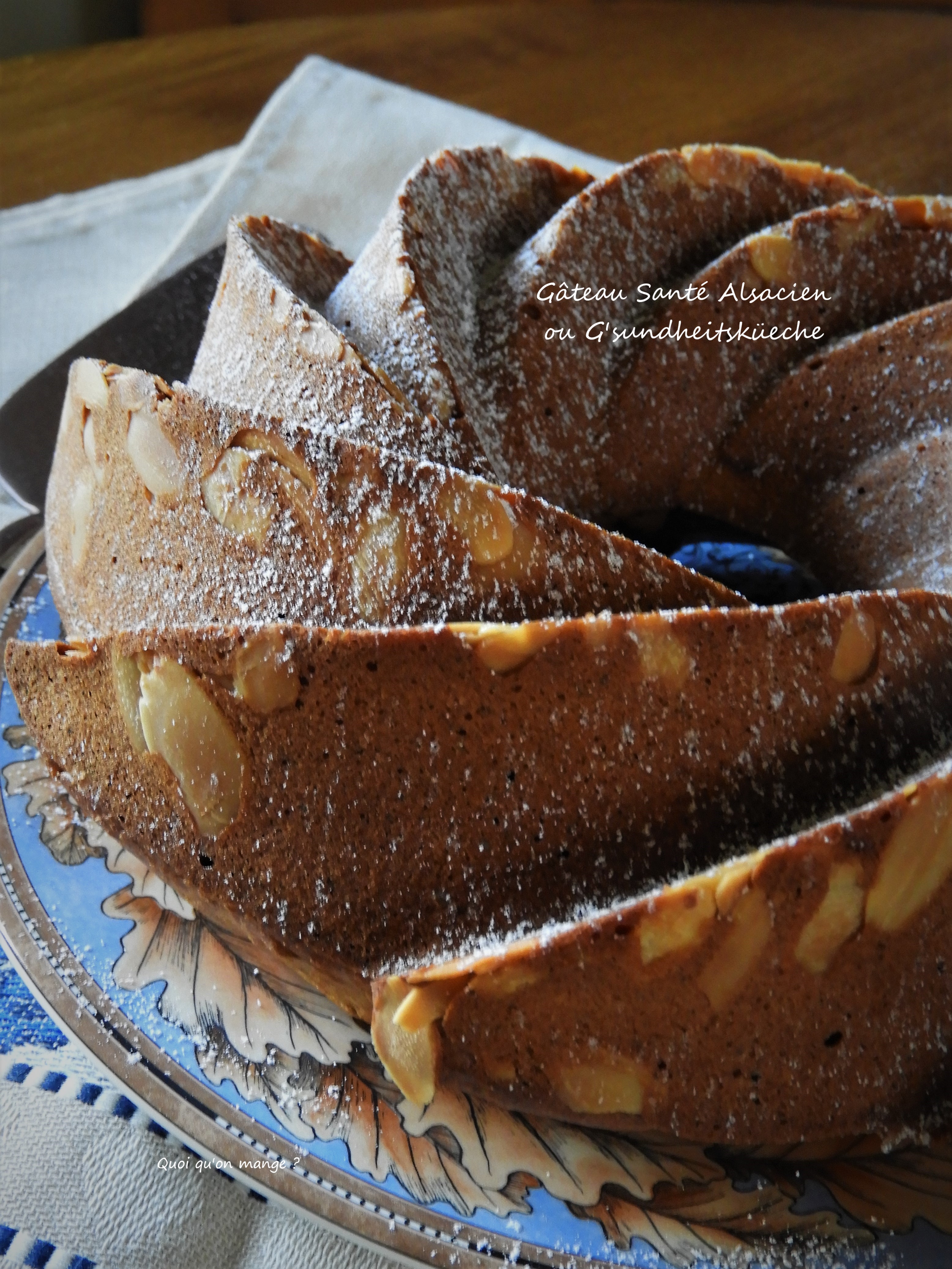 Gâteau santé ou G&rsquo;sundheitsküeche