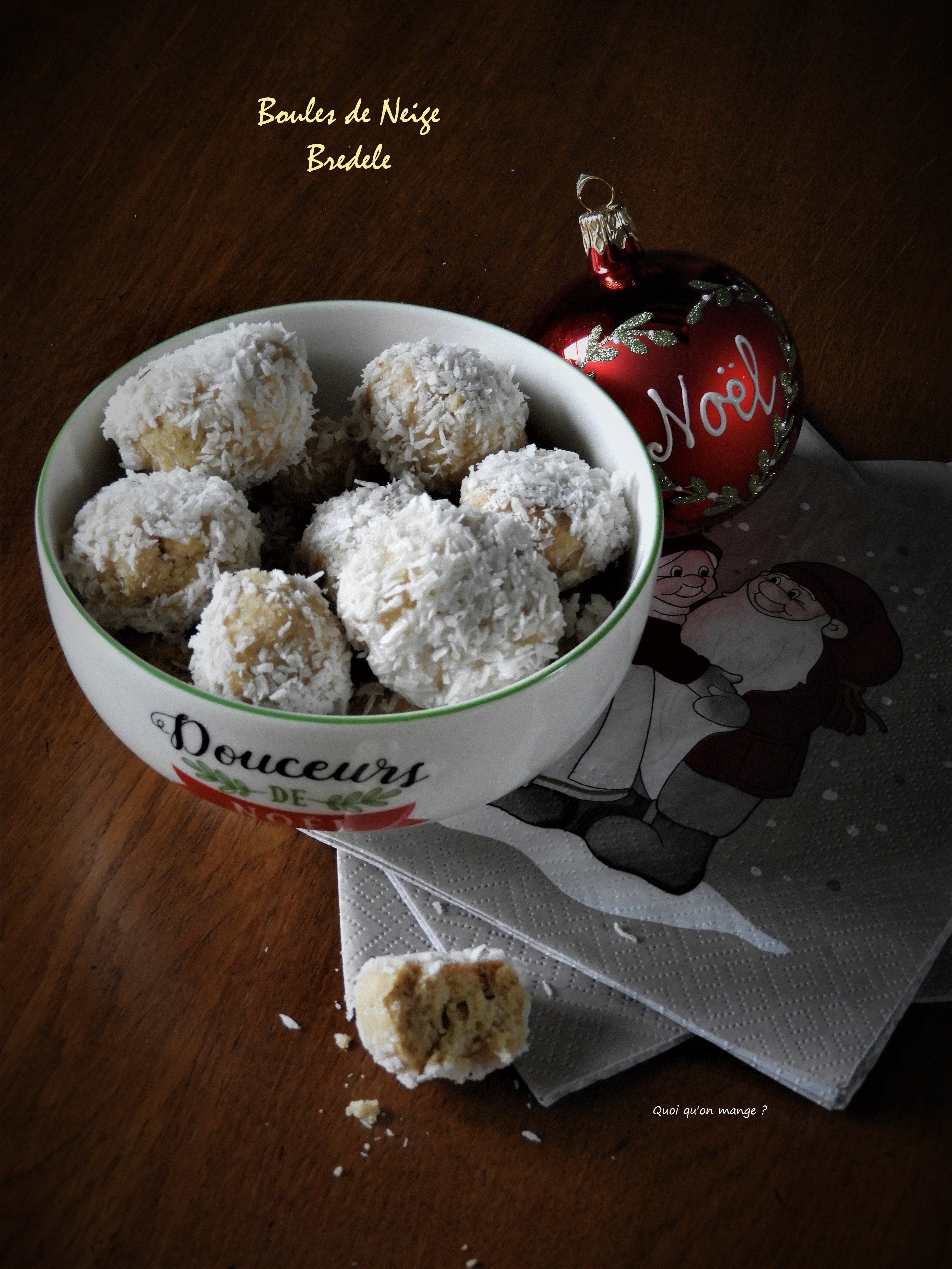 Boules de neige / Bredele