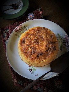 Gâteau renversĂ© de polenta Ă l’orange