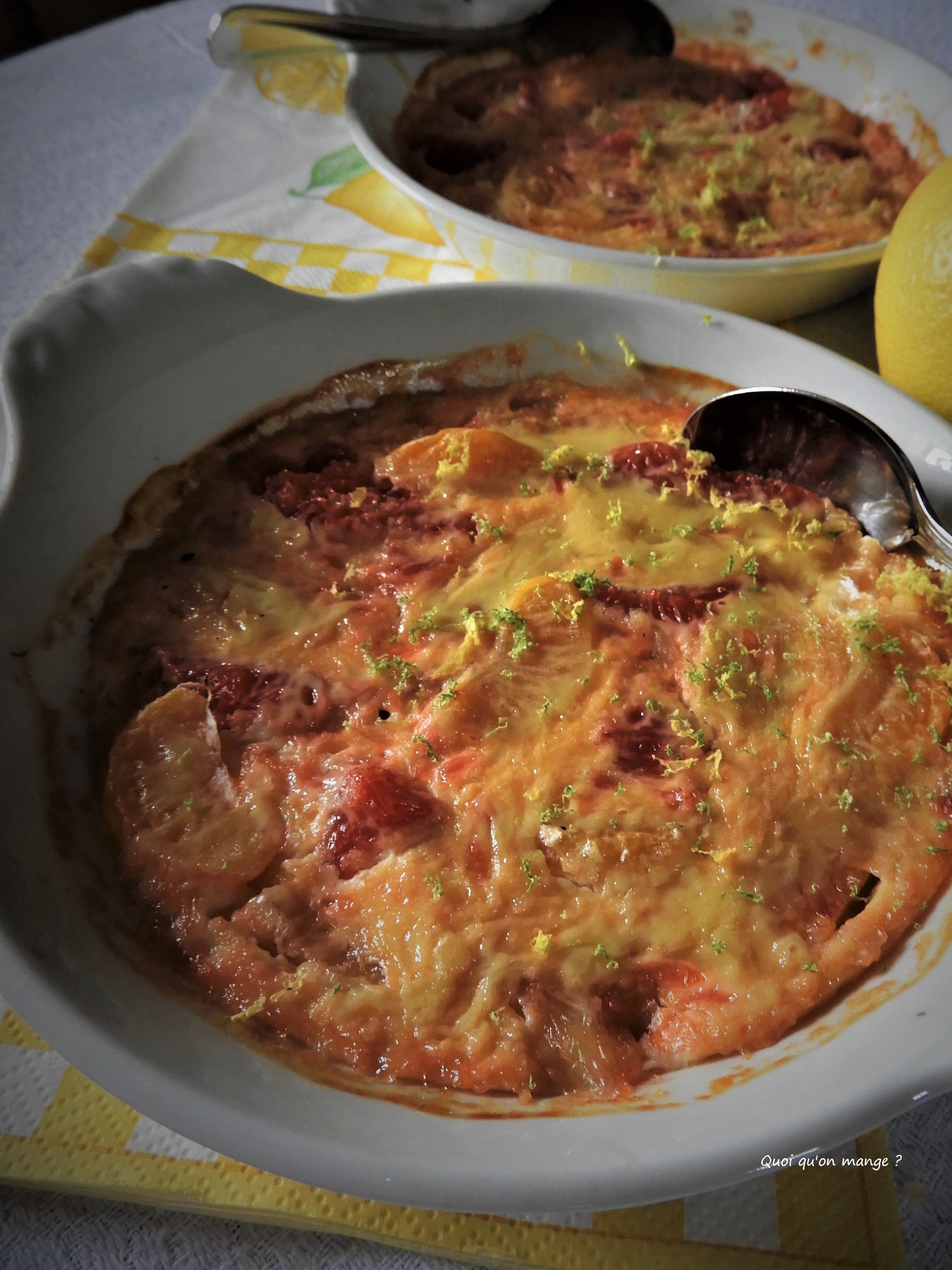 Gratin d'agrumes facile et rapide