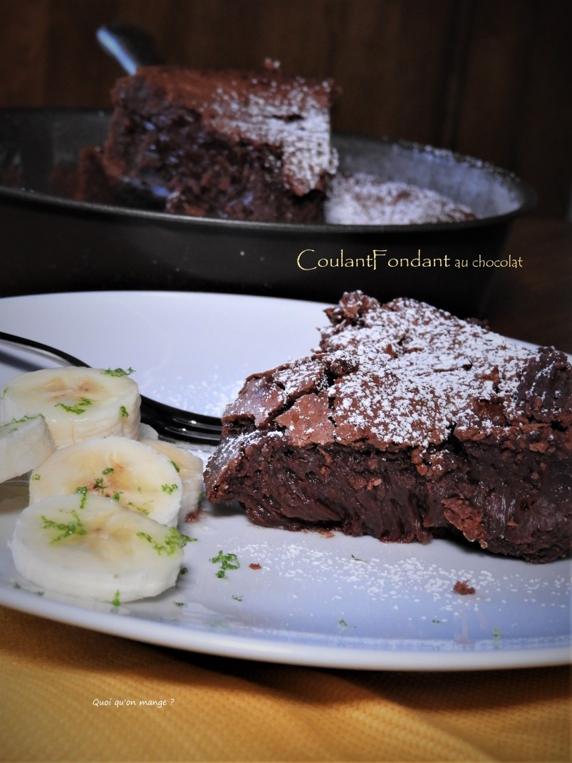 Coulant fondant au chocolat