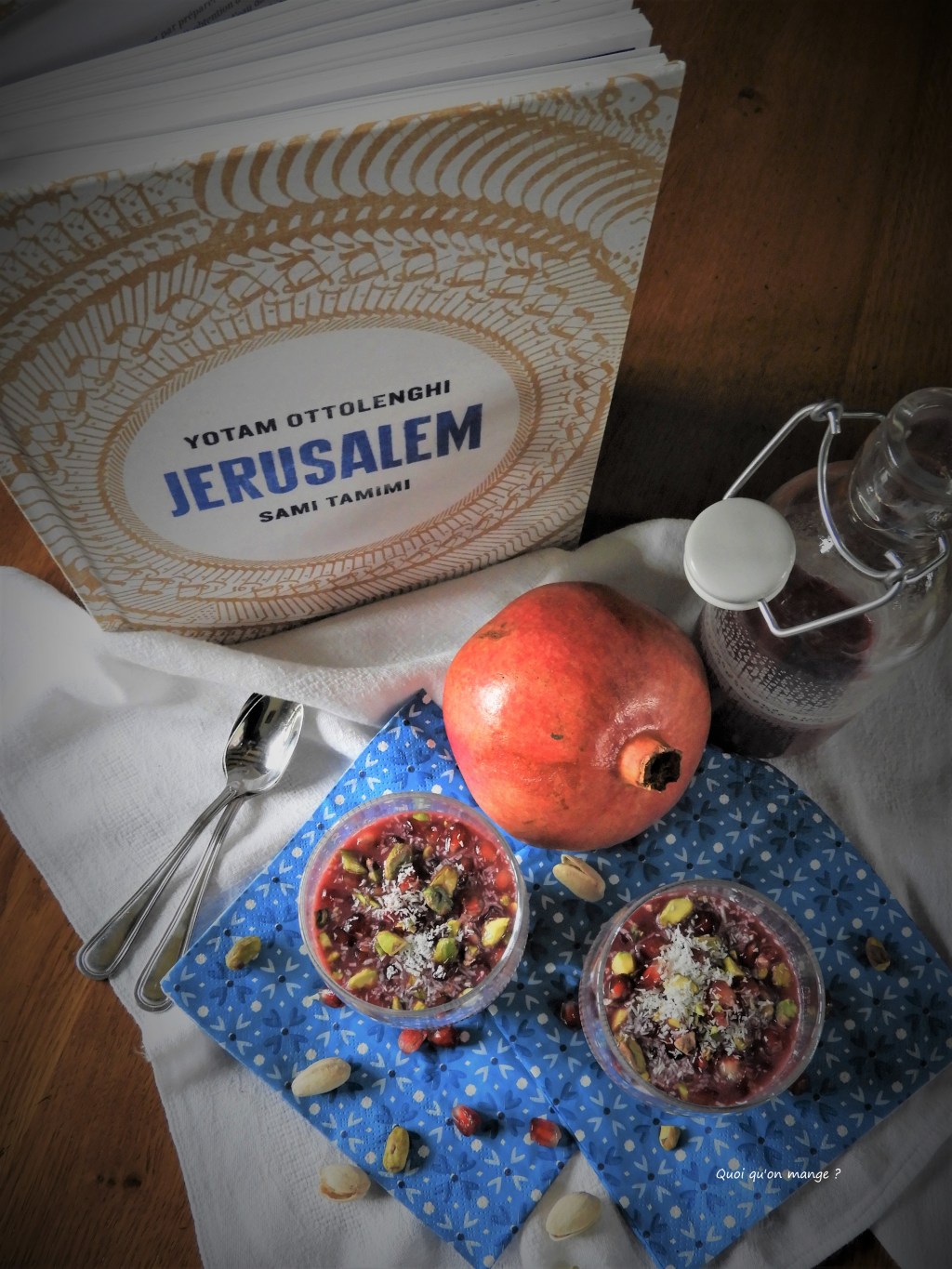 Malabi à la&nbsp;grenade