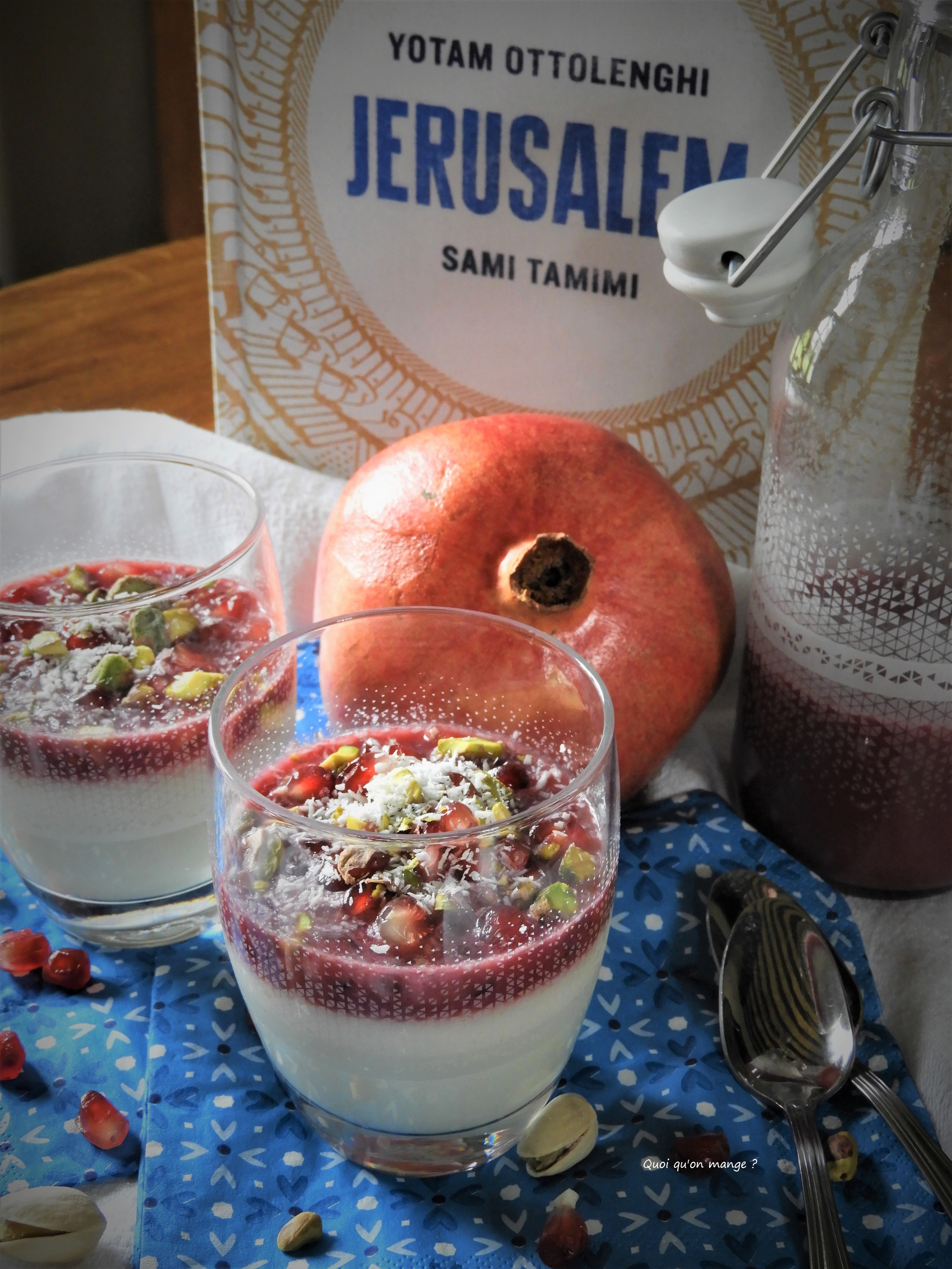 Malabi à la grenade