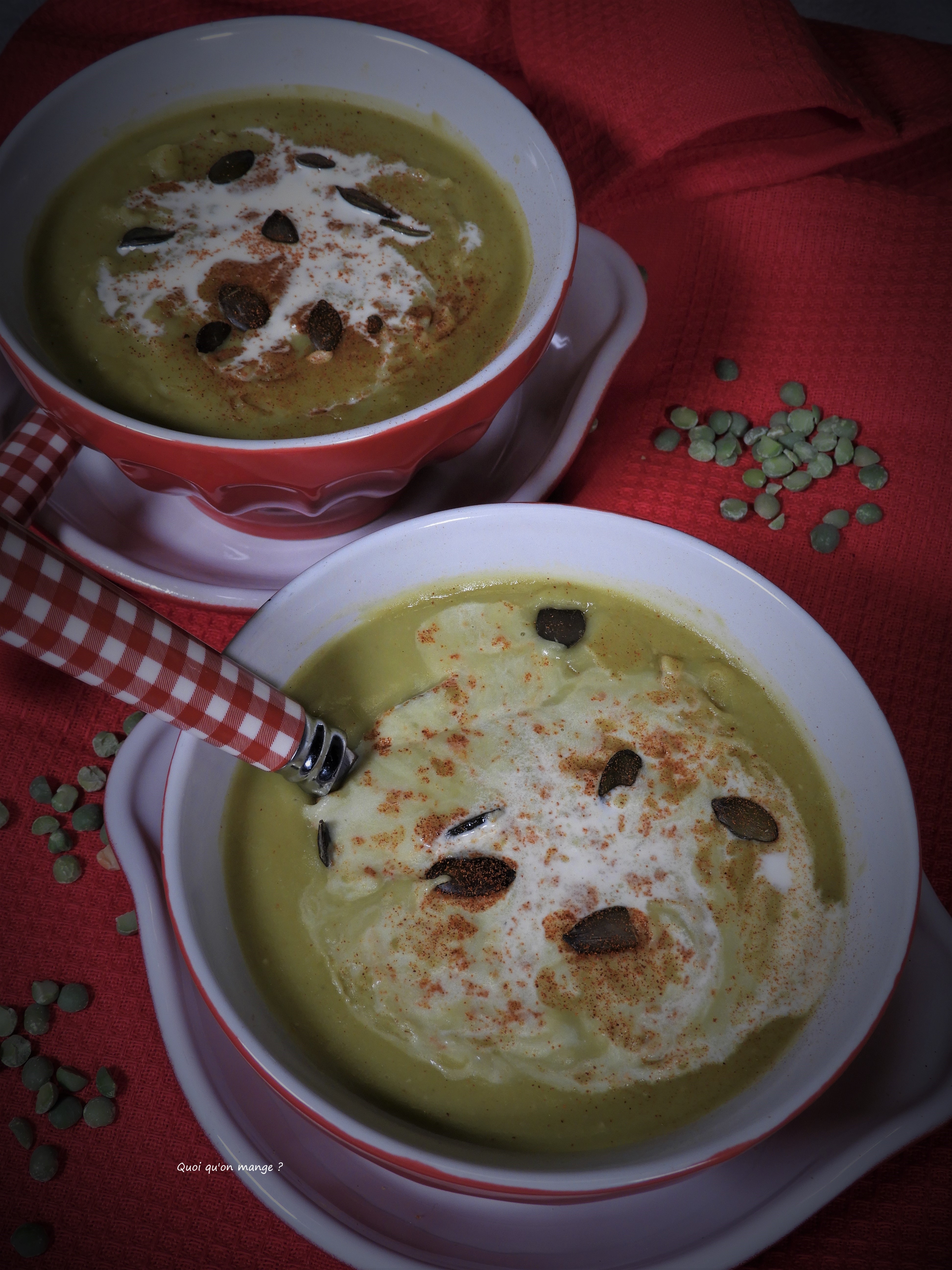 Velouté de pois&nbsp;cassés