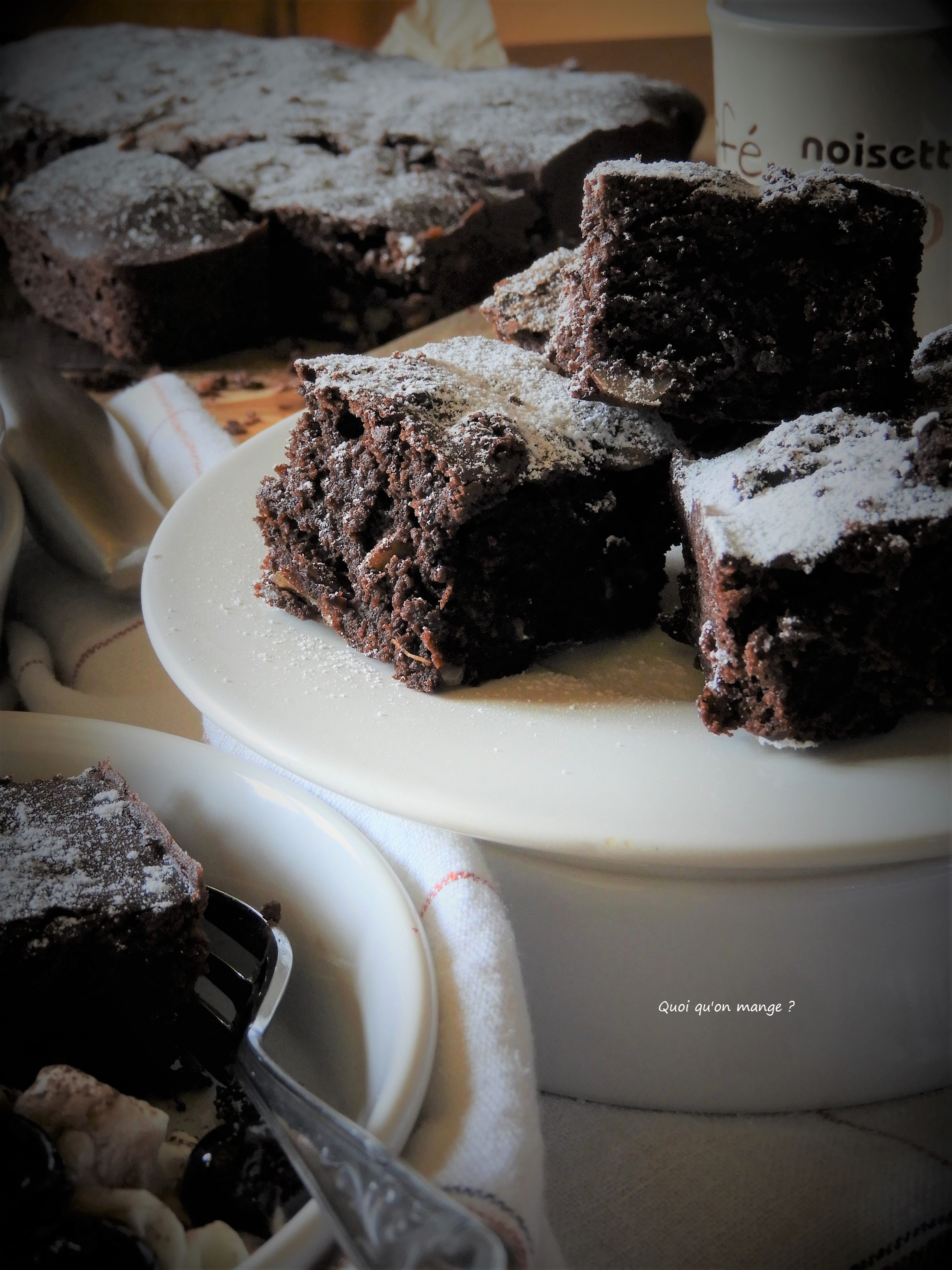 Brownies mix de fruits secs, saveur bière&nbsp;brune